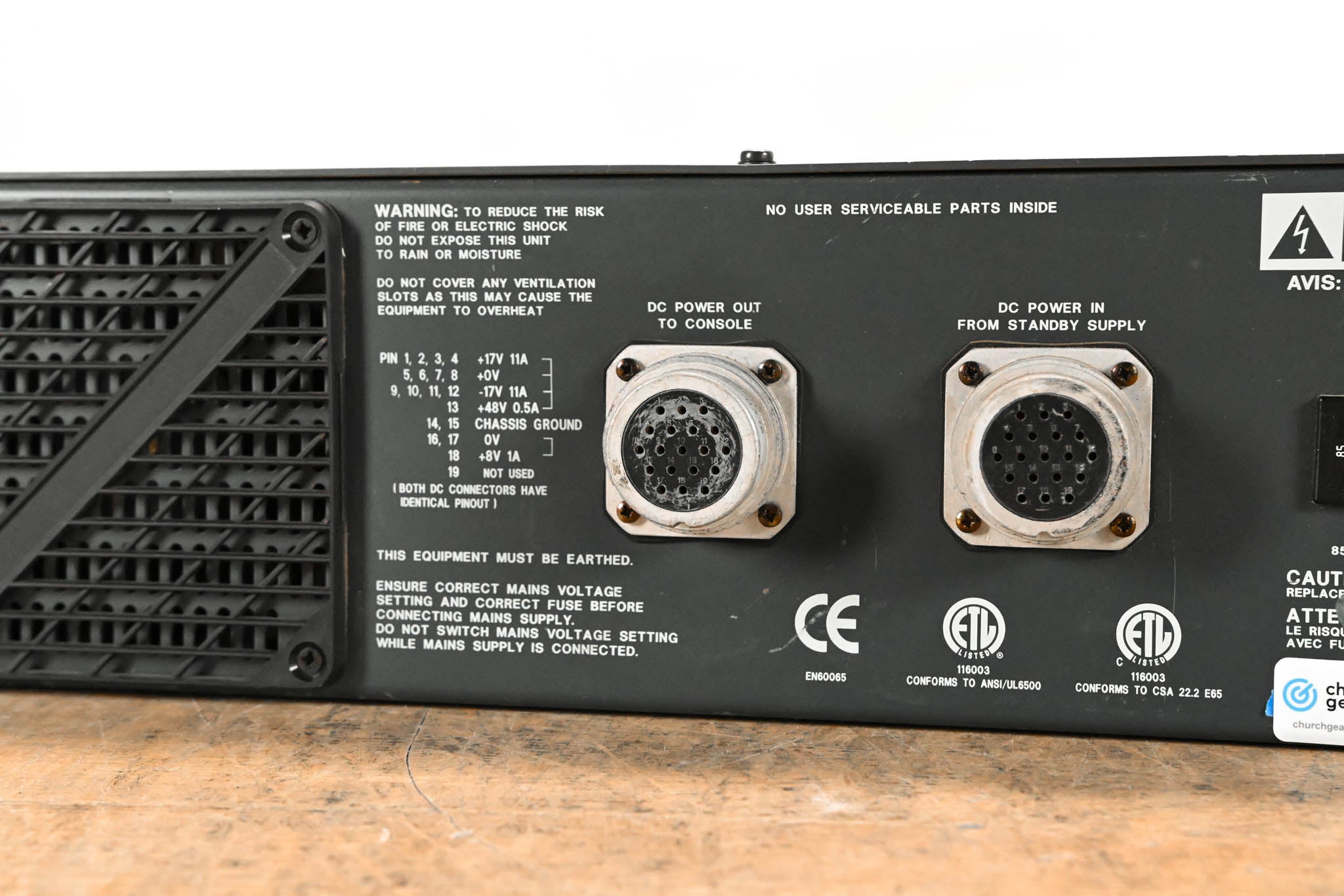Soundcraft CPS 800 Console Power Supply
