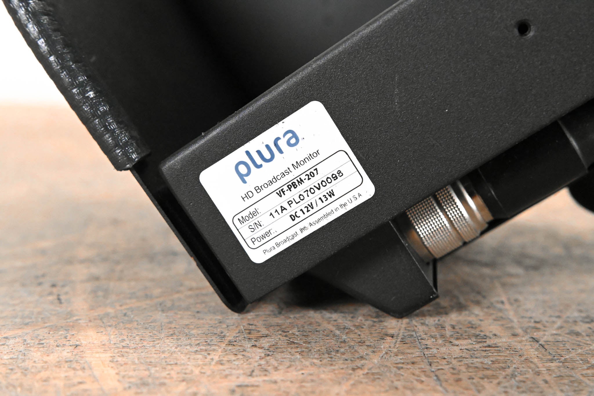 Plura VF-PBM-207 7" LCD On-Camera Color Viewfinder