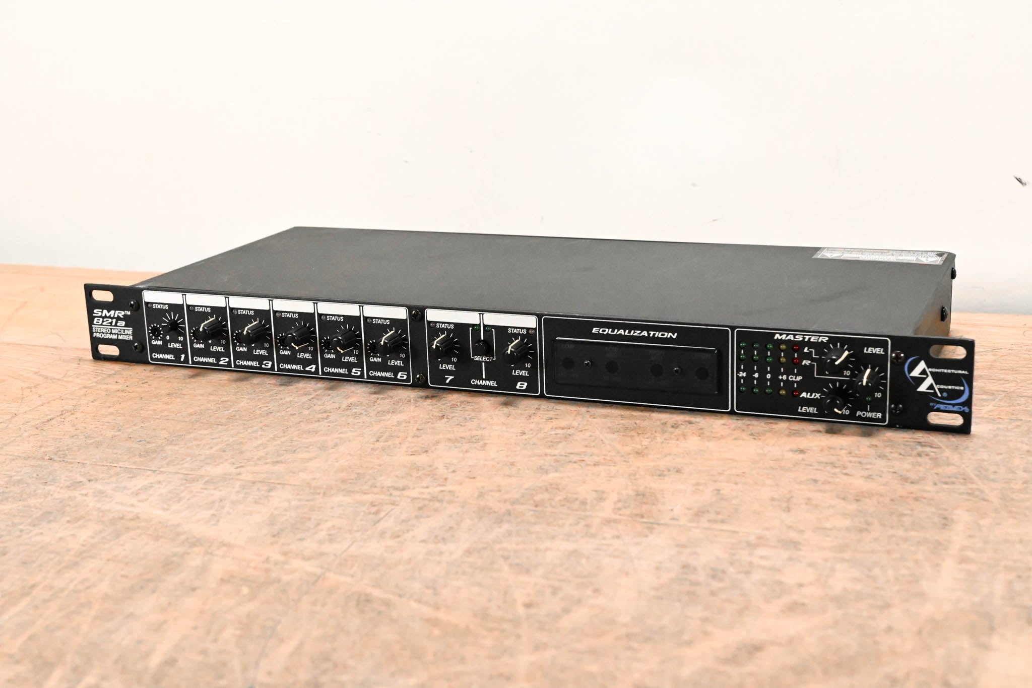 Architectural Acoustics SMR821a Stereo Mic/Line Program Audio Mixer