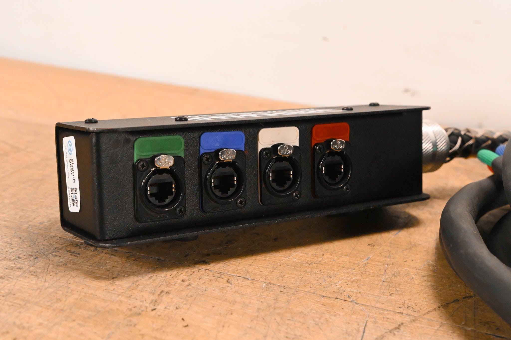 Whirlwind MD-0-4-C5E-025 4-Channel CAT5E Snake - 25ft