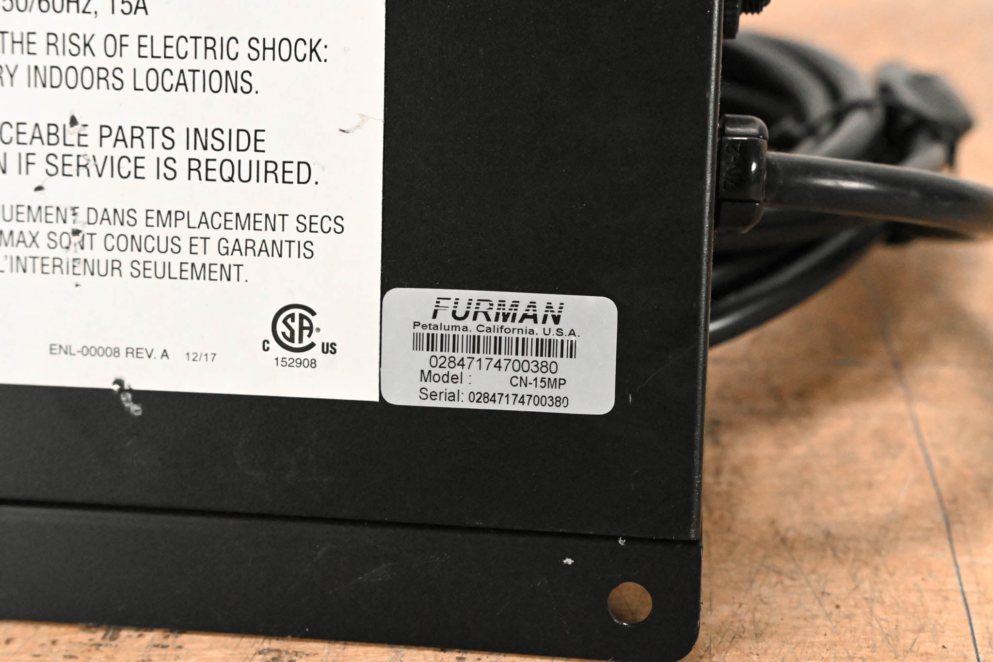 Furman CN-15MP Contractor Series MiniPort