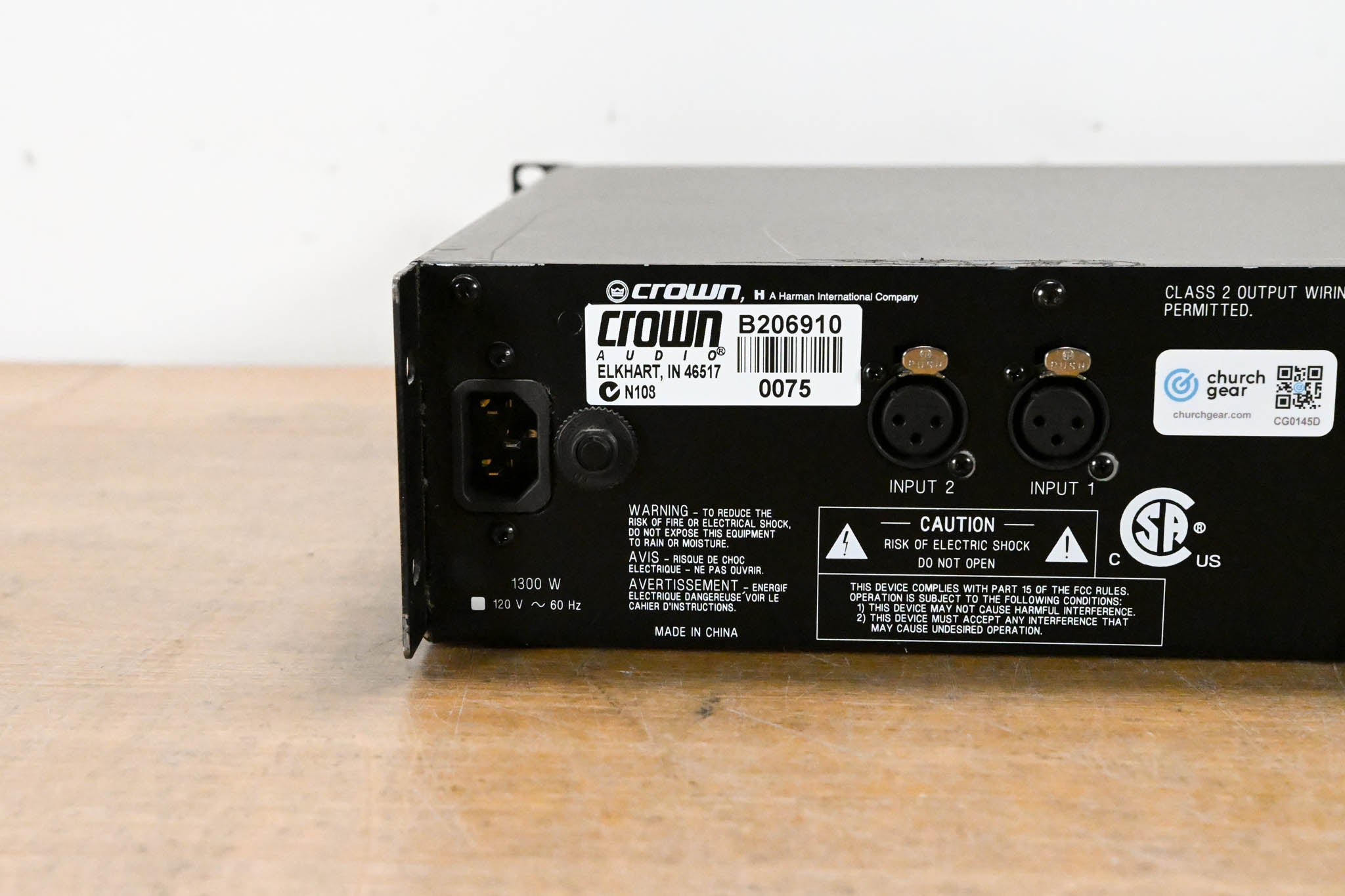 Crown XLS 402 2-Channel Power Amplifier