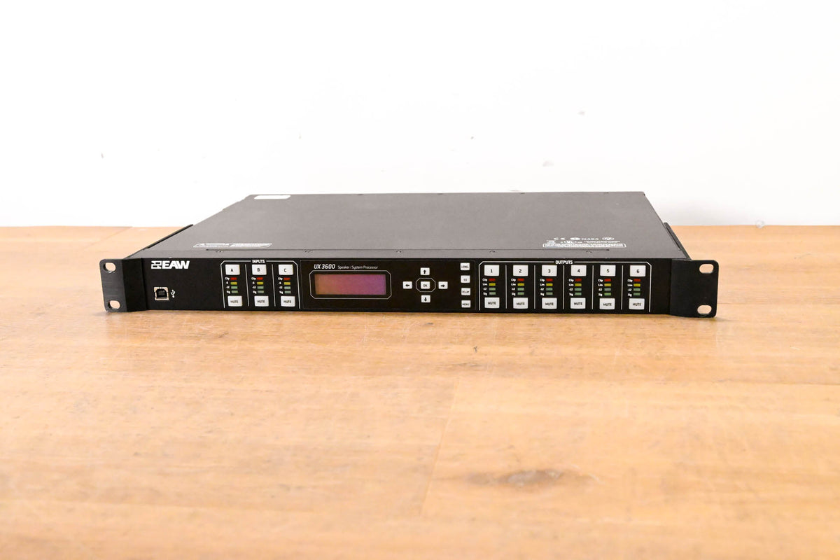 EAW UX3600 3x6 Digital Signal Processor