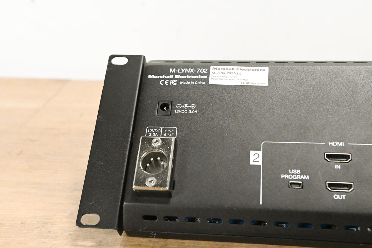 Marshall M-LYNX-702 V3.0 Dual 7" Rack Mount Monitor (NO POWER SUPPLY)
