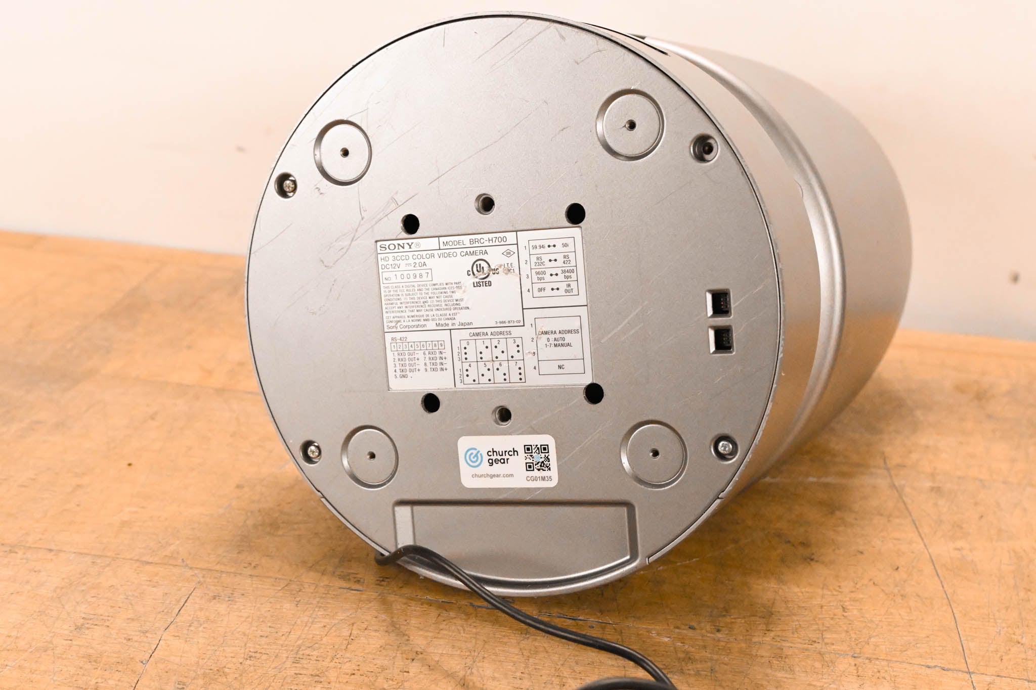 Sony BRC-H700 1/3-Inch 3-CCD HDTV Communications Camera