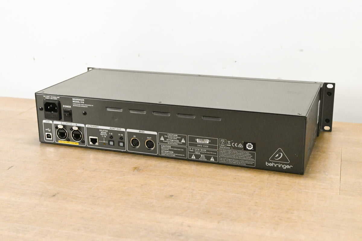Behringer S16 16 x 8 Digital Stage Box