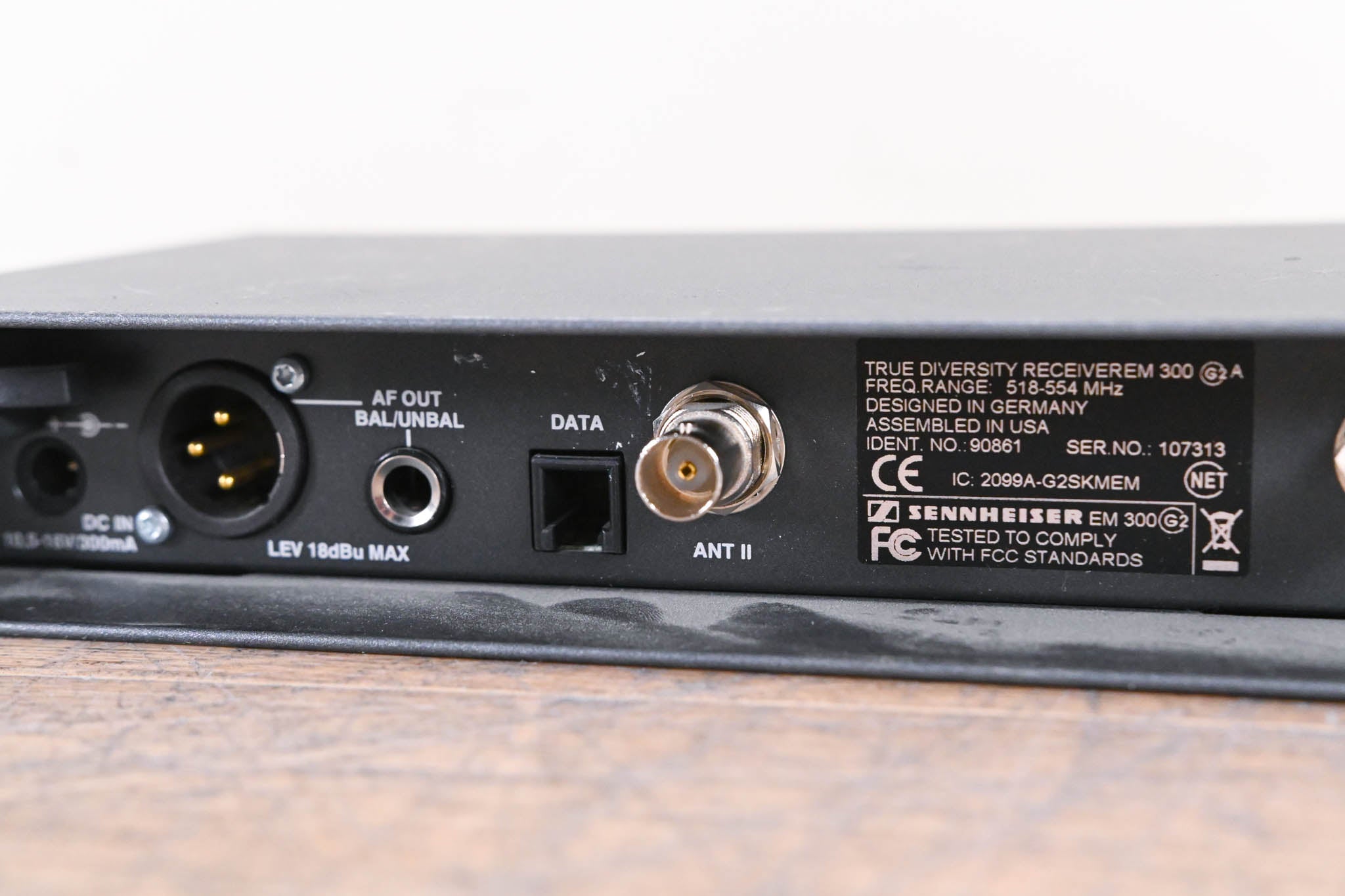 Sennheiser EM 300 G2 Wireless Receiver - 518-554 MHz (NO POWER SUPPLY)