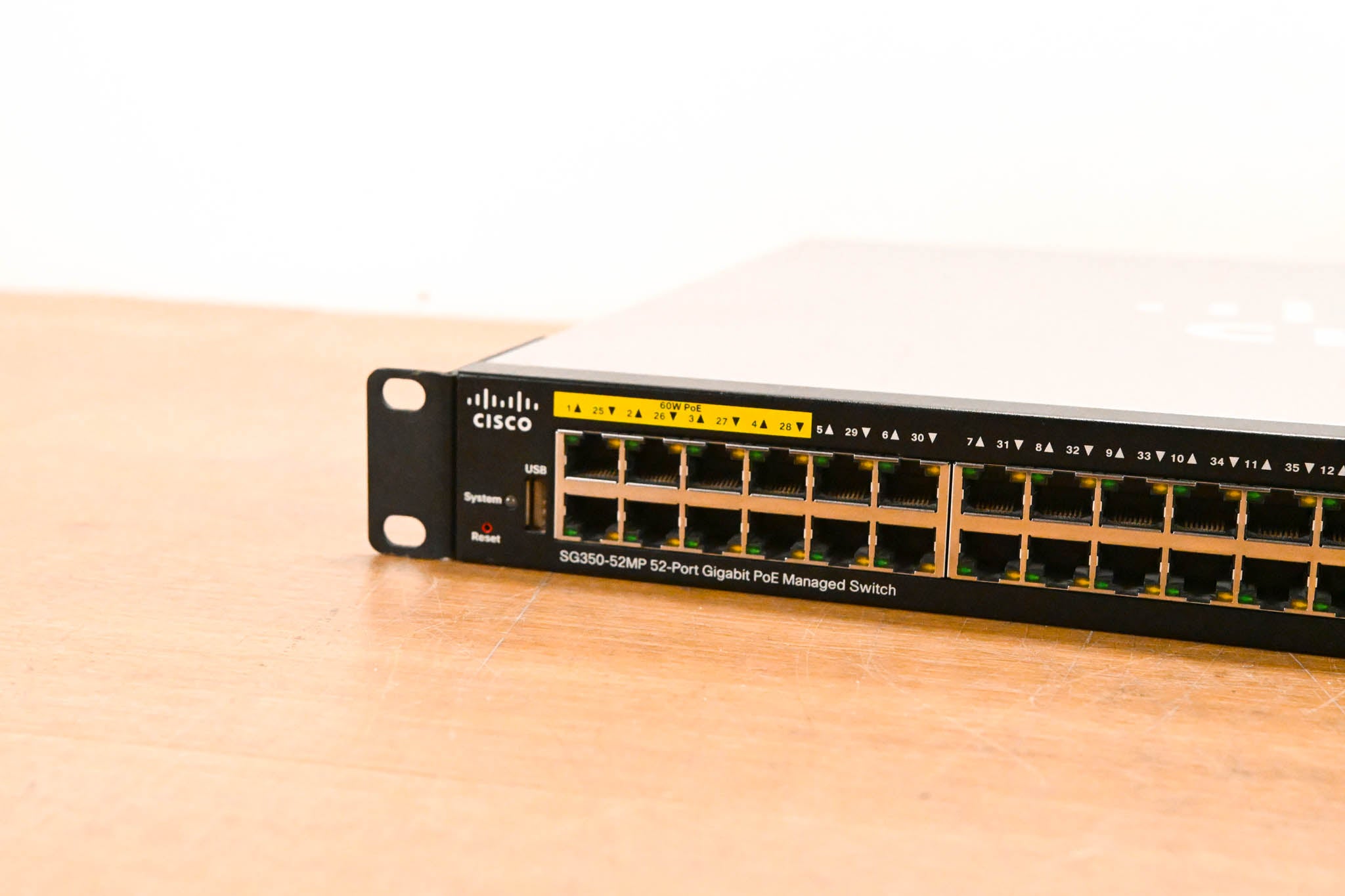 Cisco SG350-52MP 52-Port Gigabit PoE Managed Switch