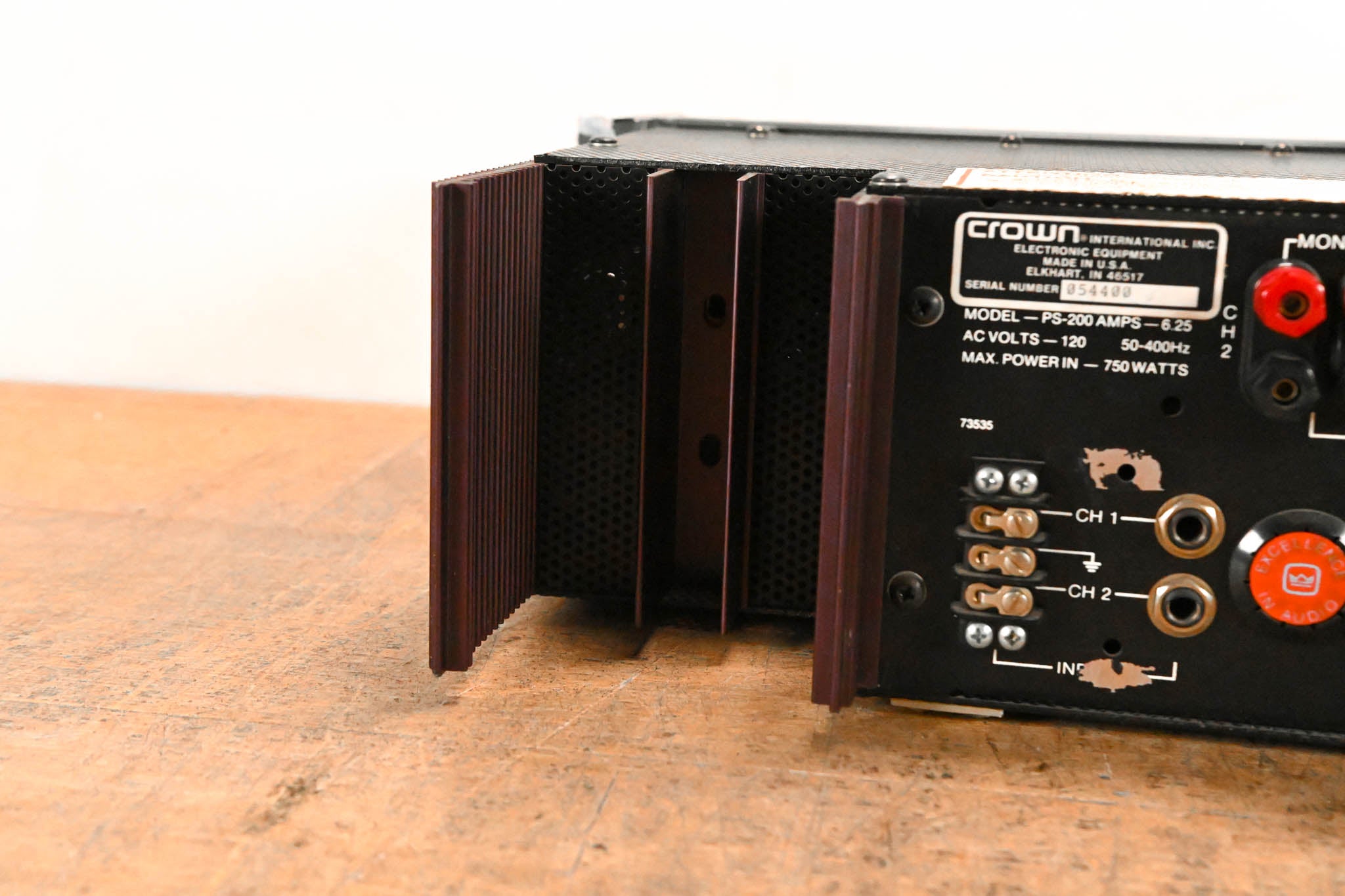 Crown PS-200 2-Channel Power Amplifier CG01QS8