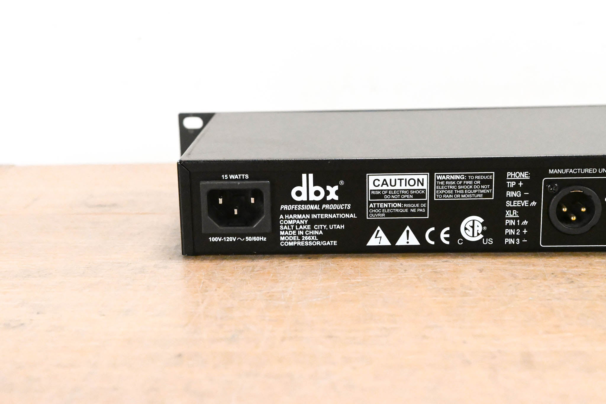 dbx 266XL 2-Channel Compressor/Gate