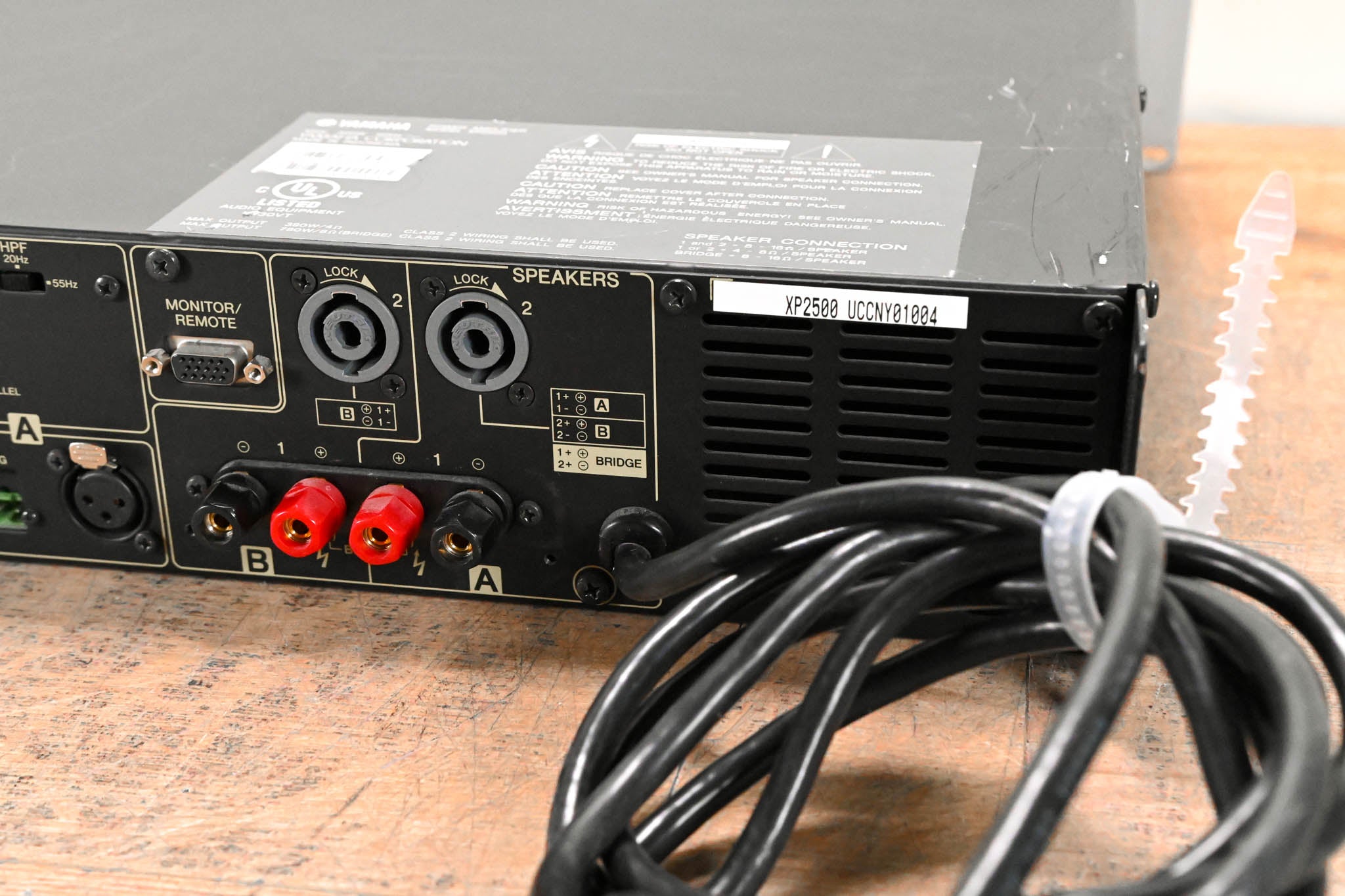 Yamaha XP2500 2-Channel Power Amplifier CG01LTC