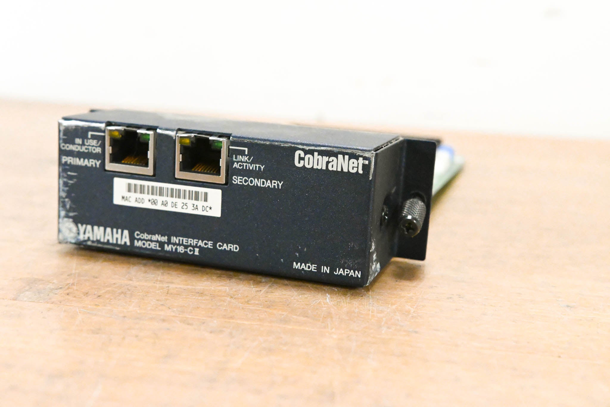 Yamaha MY16-CII CobraNet Network I/O Card