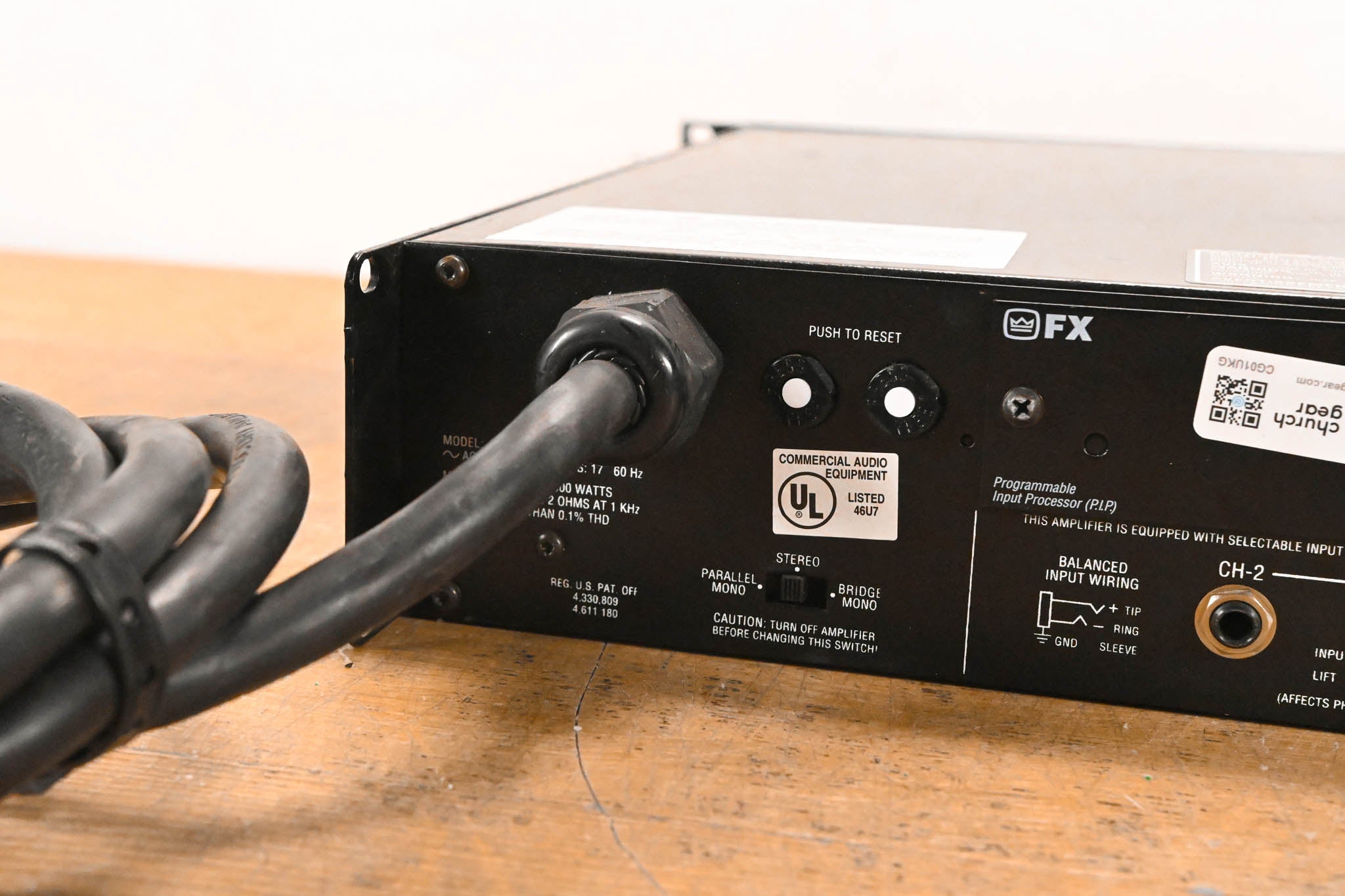 Crown Macro-Tech 2400 2-Channel Power Amplifier