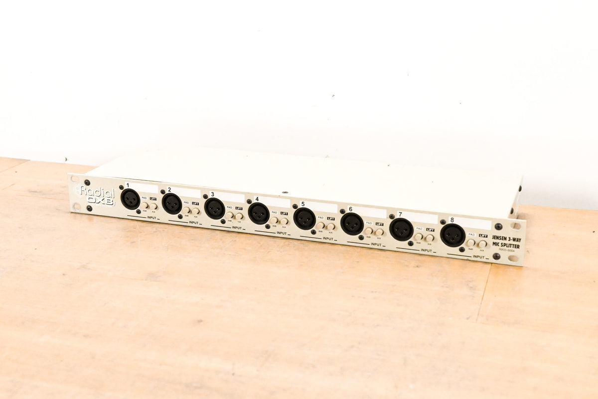 Radial Engineering OX8-j Jensen-Equipped 8-Channel Microphone Splitter