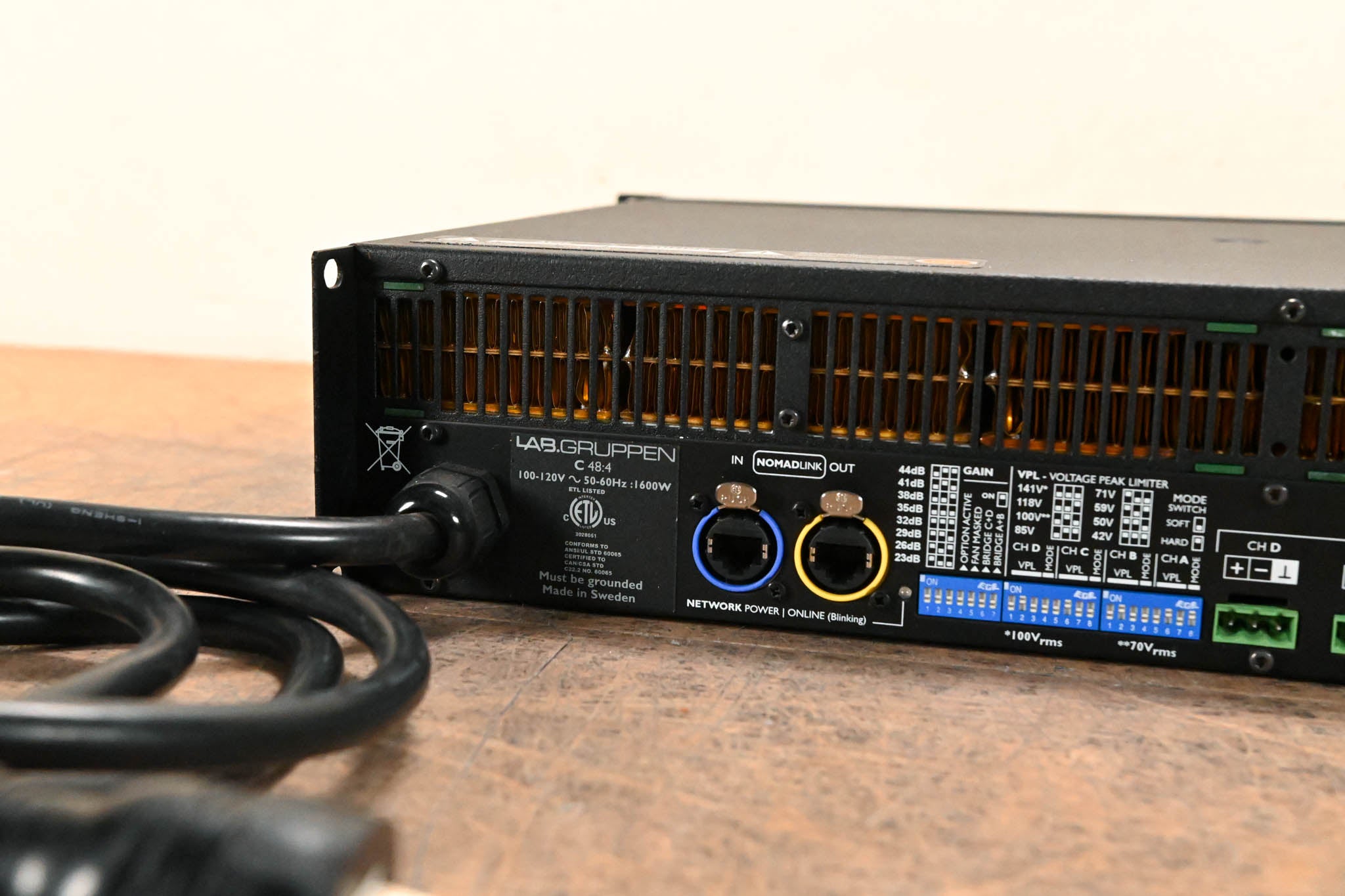 Lab Gruppen C 48:4 4800W 4-Channel Power Amplifier