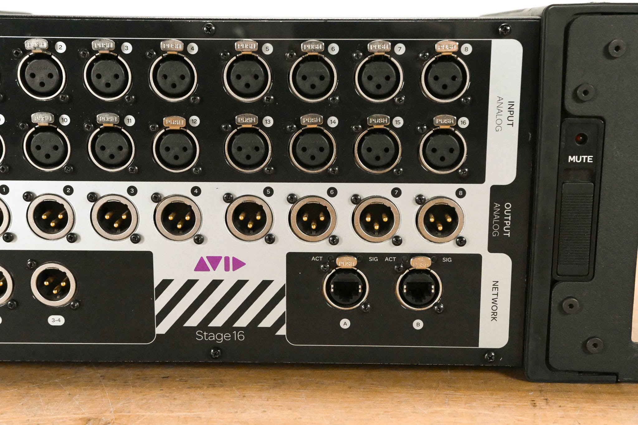AVID Venue Stage 16 Remote I/O Stage Rack for S3L Digital Mixing System