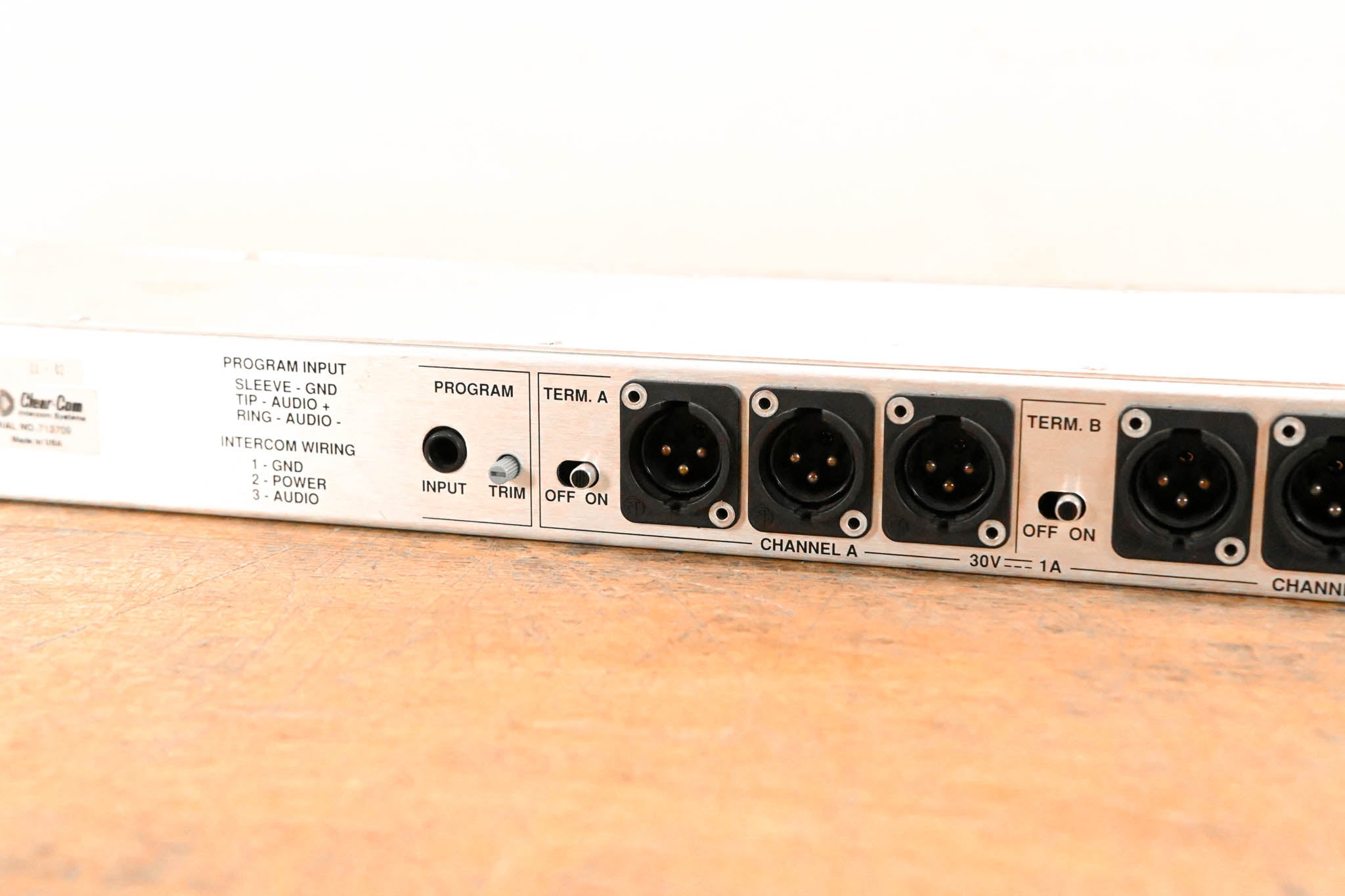 Clear-Com PS-232 Two-Channel Intercom Power Supply