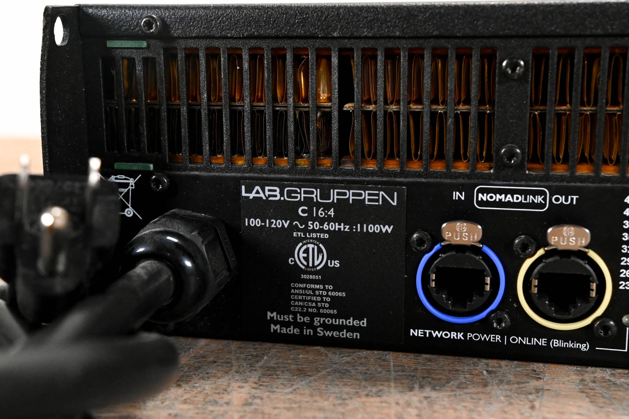 Lab Gruppen C 16:4 1600W Four-Channel Power Amplifier