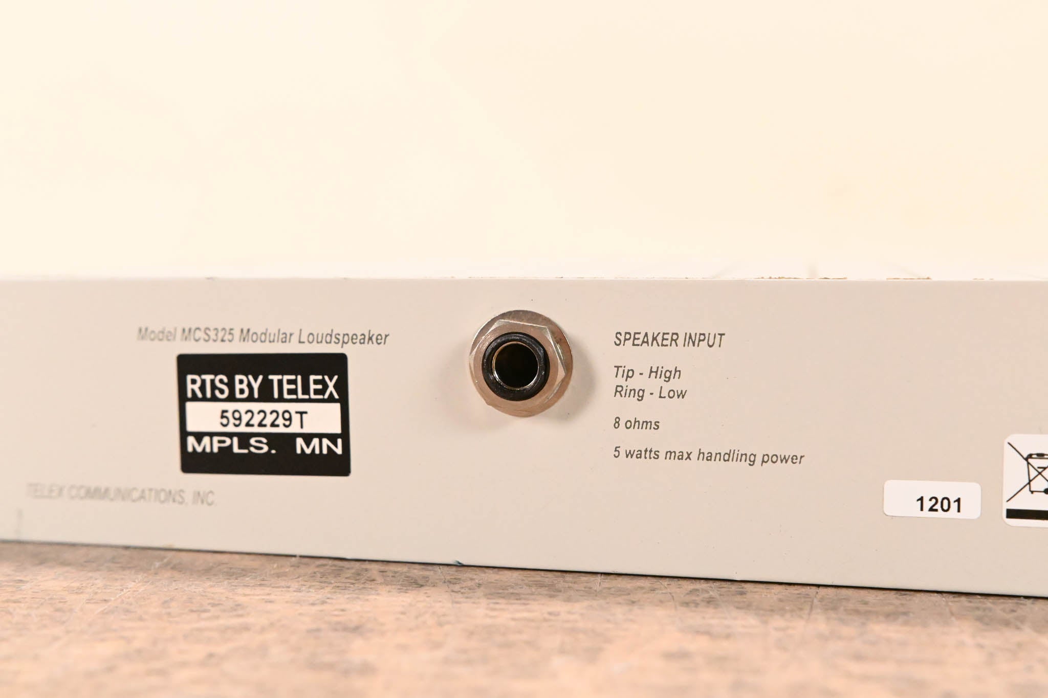 RTS MCS-325 5-Watt Passive Modular Loudspeaker