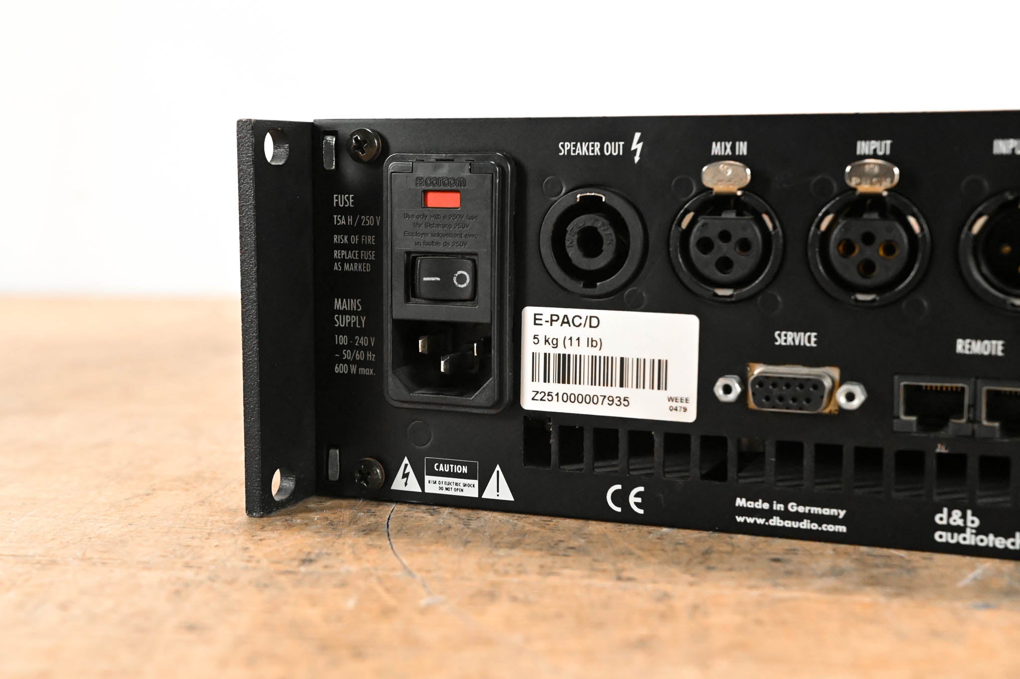 d&b audiotechnik E-PAC Single-Channel Power Amplifier Controller