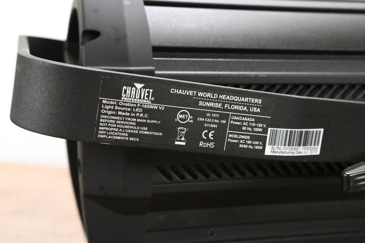 Chauvet Ovation F-165WW V2 Warm White LED Fresnel
