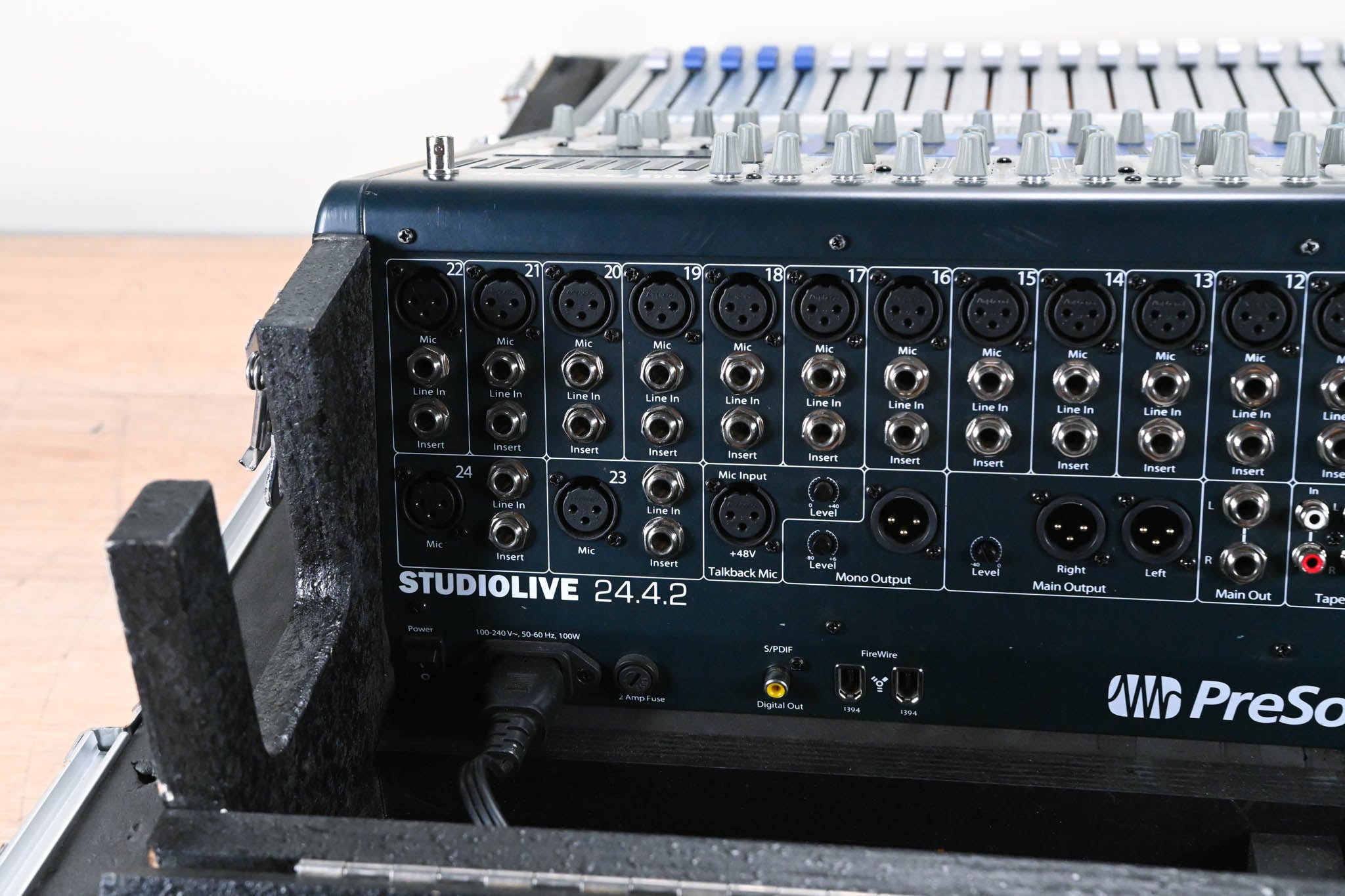 PreSonus StudioLive 24.4.2 24-Channel Digital Audio Mixer with Road Case