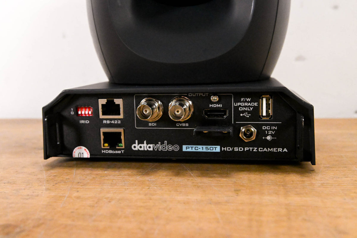 Datavideo PTC-150T HD/SD PTZ Video Camera with HDBaseT (NO POWER SUPPLY)