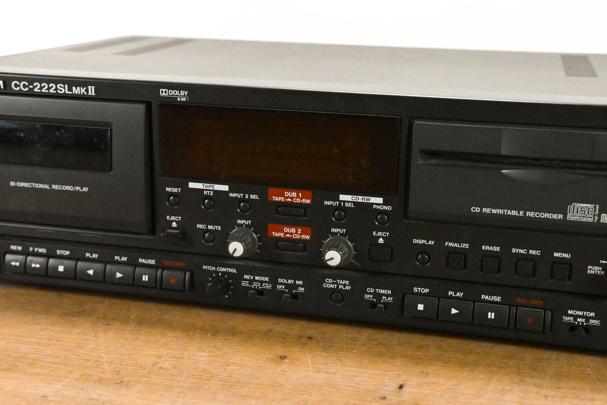 TASCAM CC-222SLMKII CD Recorder / Cassette Combination Deck