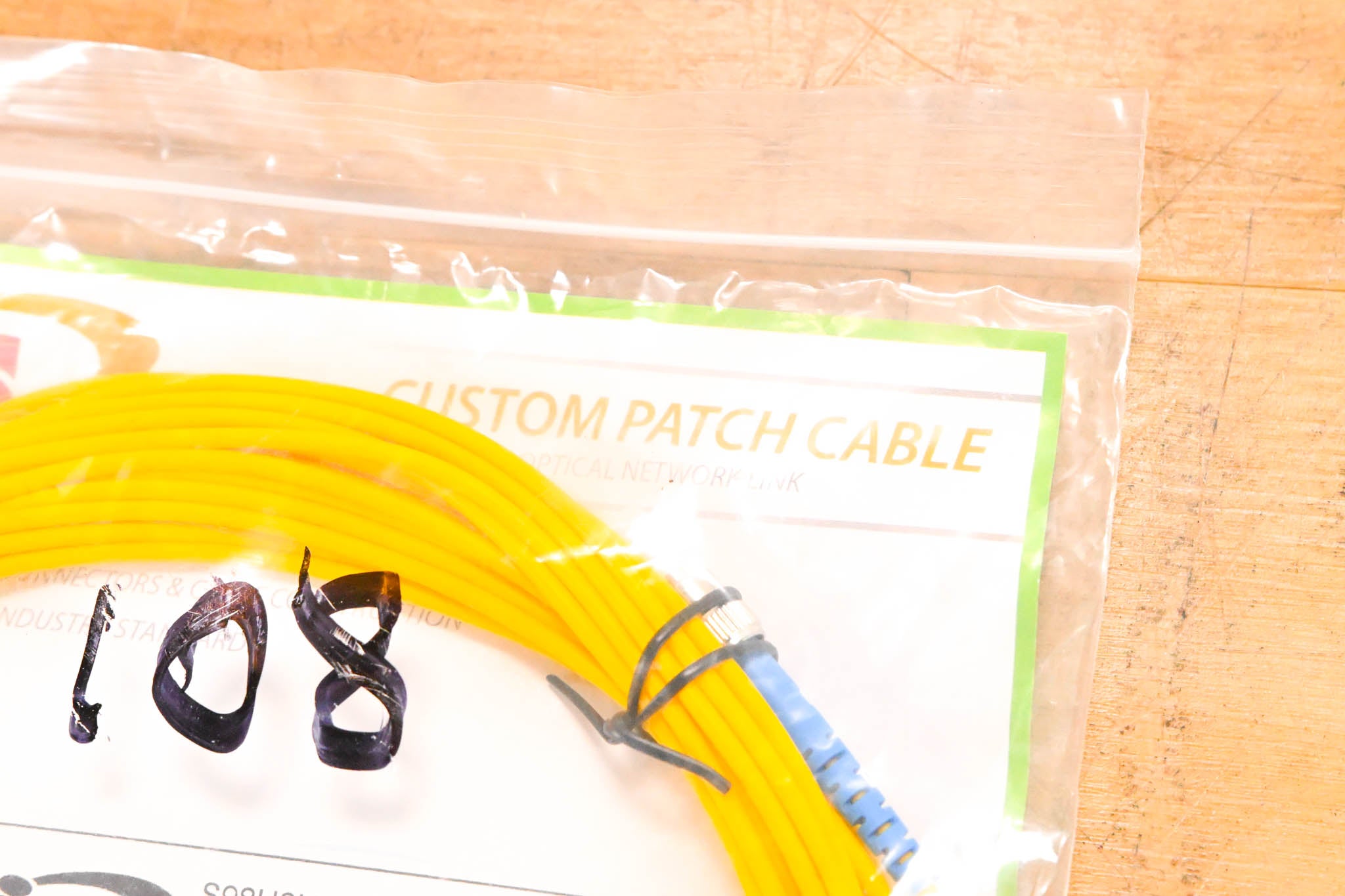 FIS ST/UPC-ST/UPC Simplex Single Mode Fiber Cable - 10m