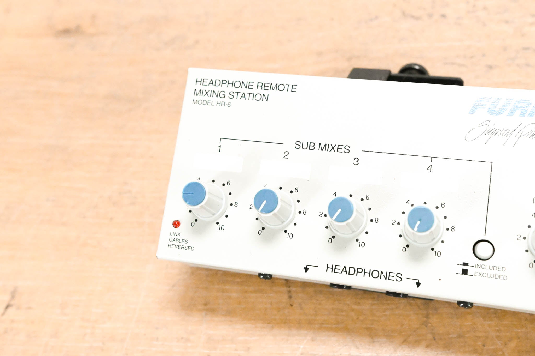 Furman HR-6 6-Channel Headphone Mixing Station
