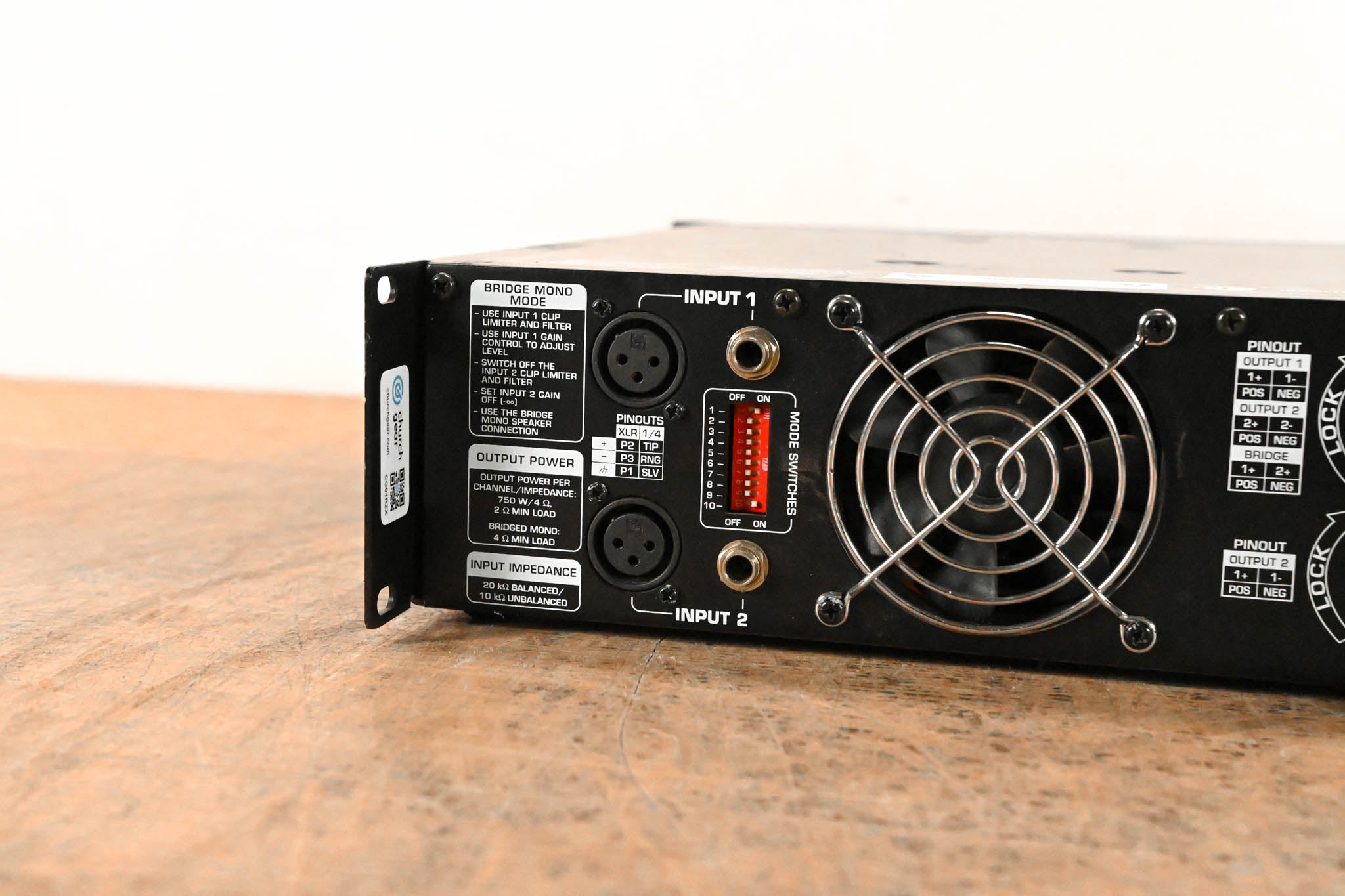 Behringer Europower EP2500 2-Channel Power Amplifier