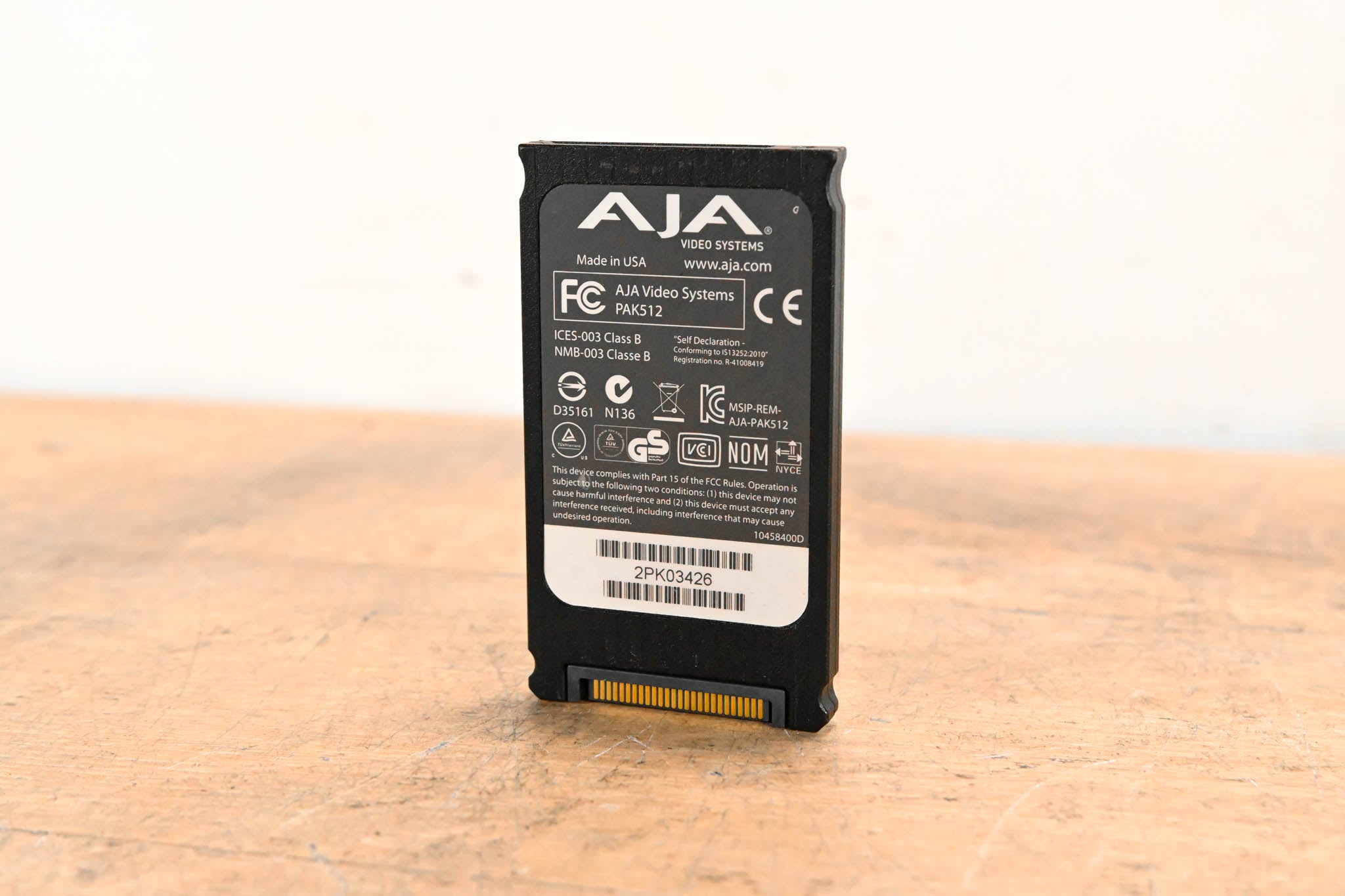 AJA PAK512 SSD Module for Ki Pro Systems