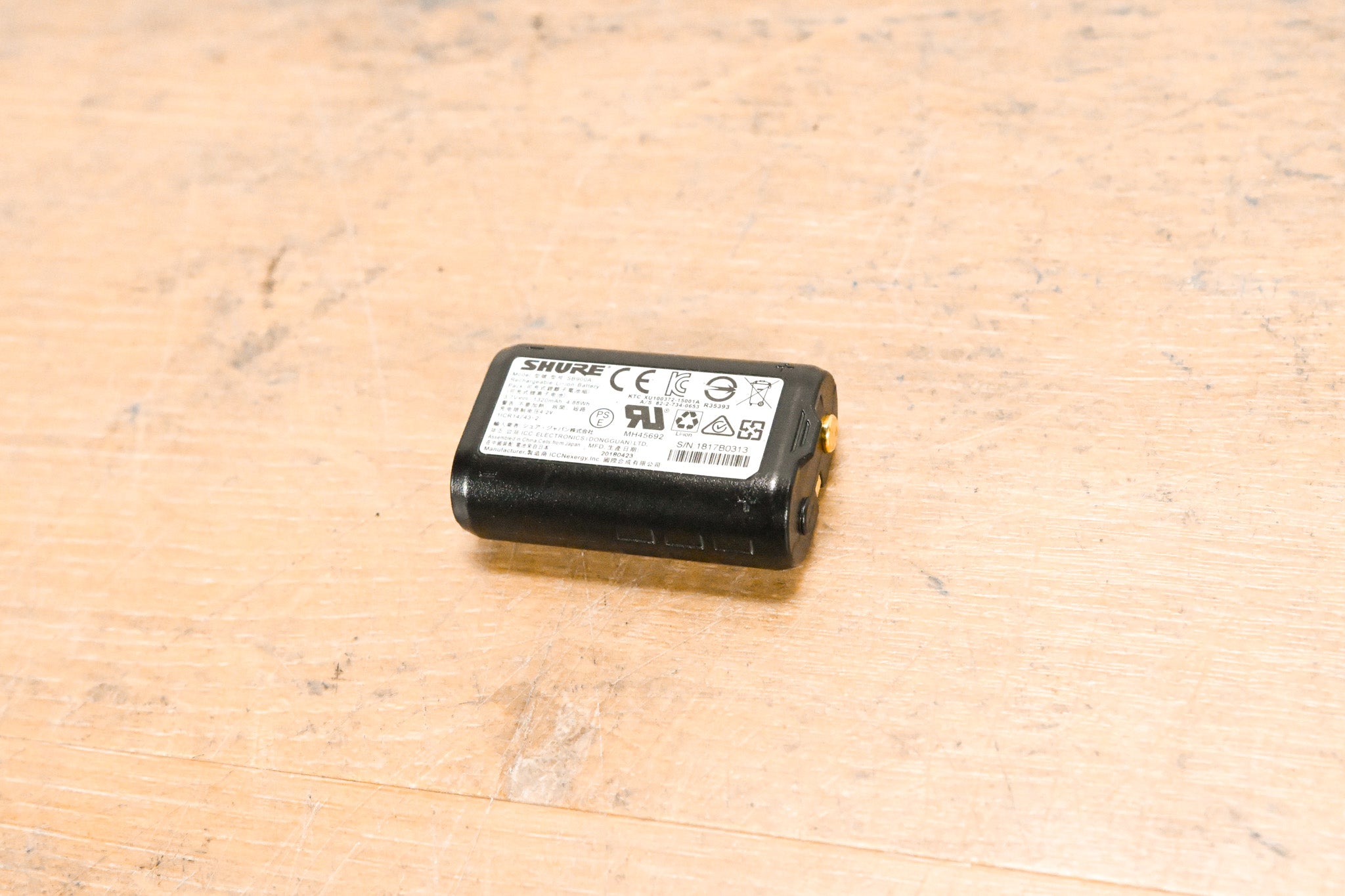 Shure SB900A Lithium-Ion Rechargeable Battery CG011J3
