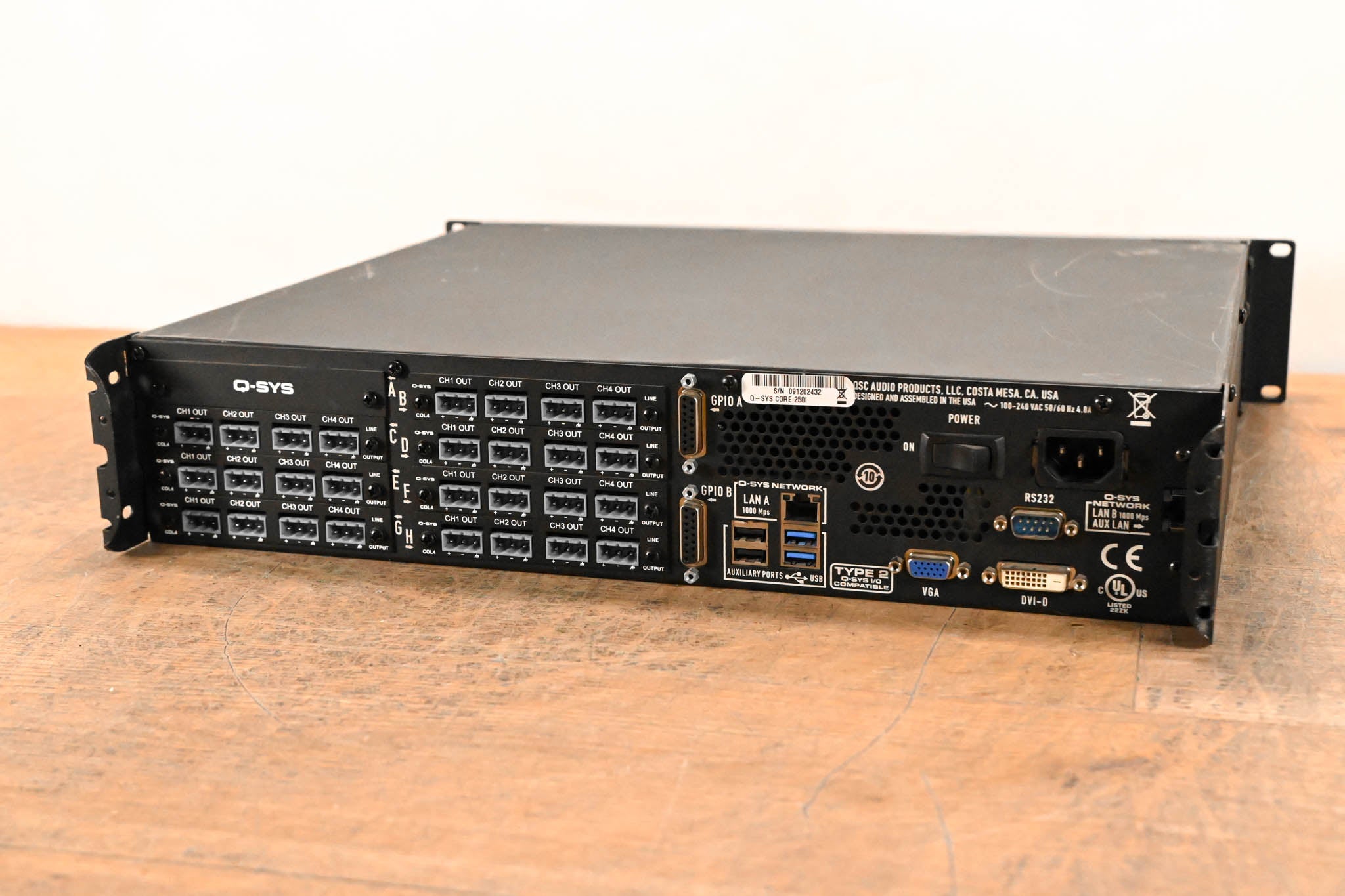QSC Q-SYS Core 250i Integrated System Processor