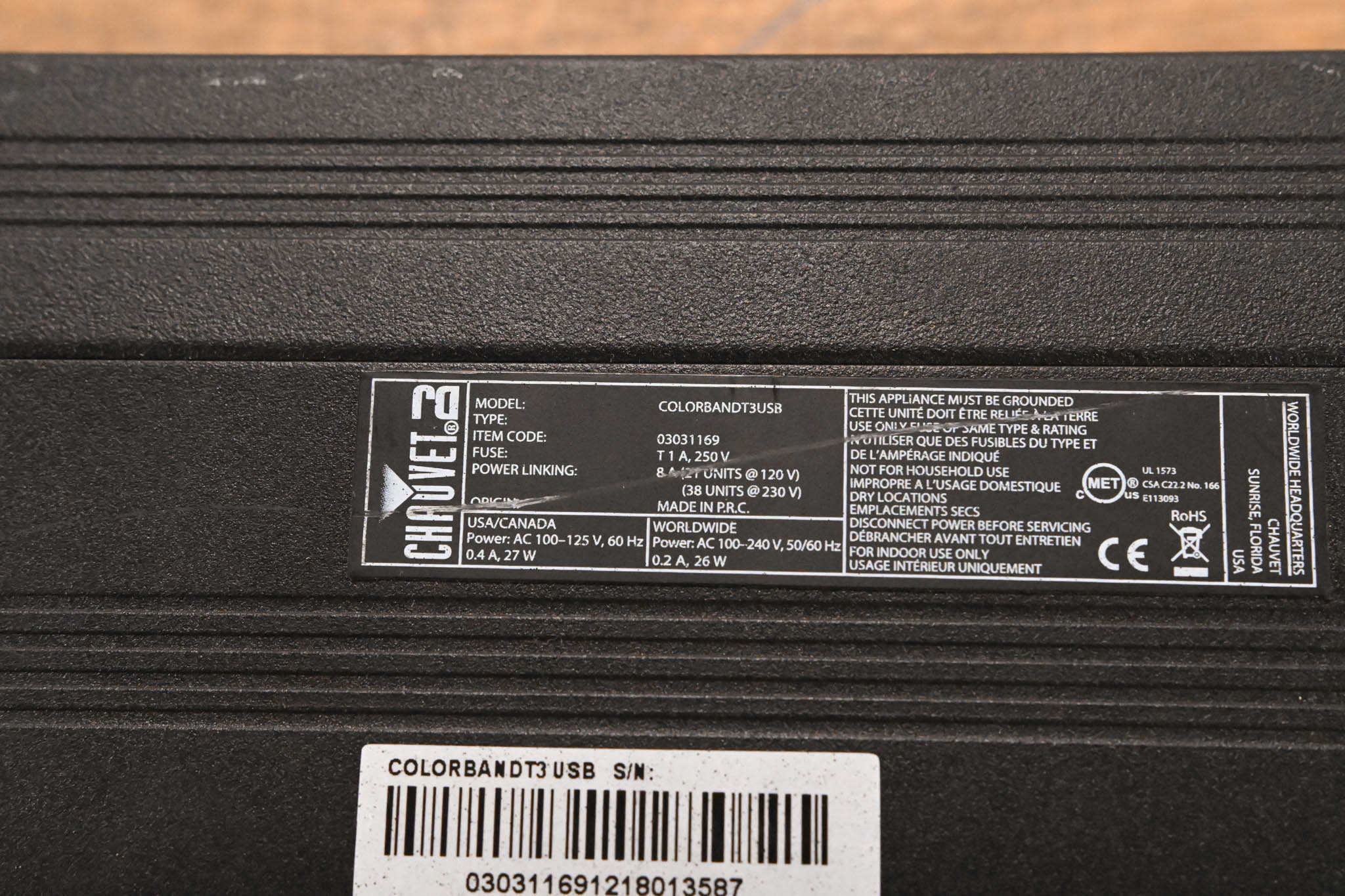 Chauvet COLORband T3USB Linear RGB Wash Light