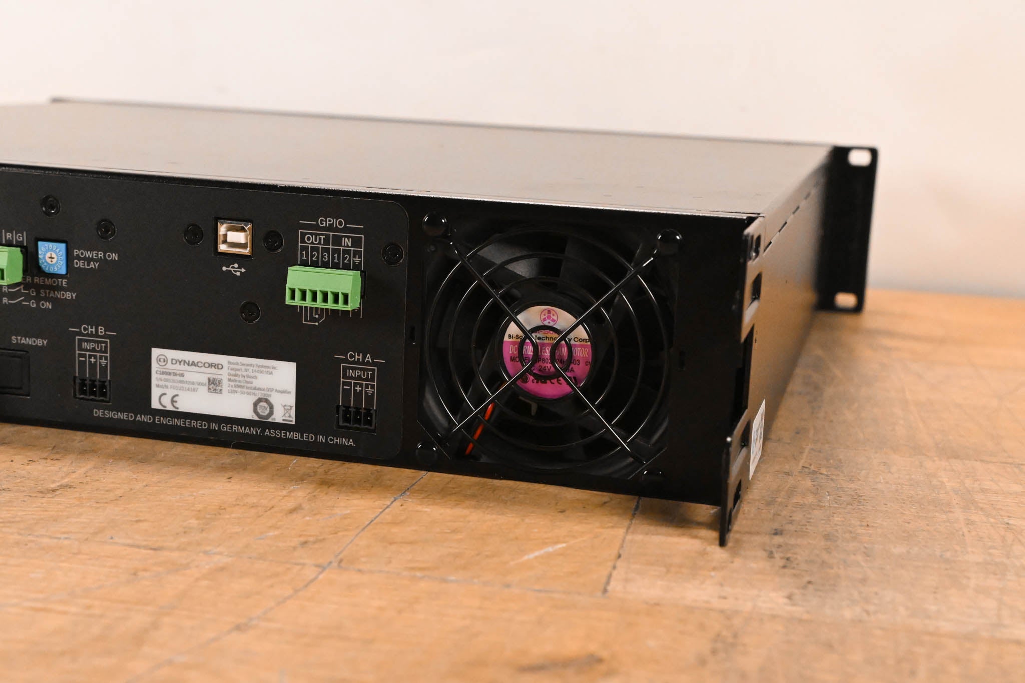 Dynacord C1800FDi 2-Channel 950W Power Amplifier with DSP