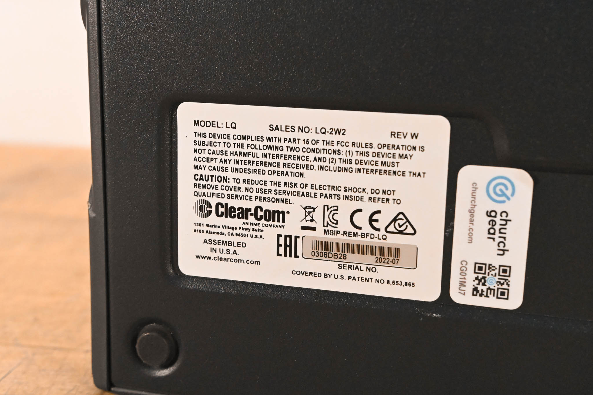 Clear-Com LQ-2W2 Compact 2-Port Partyline IP Interface (NO POWER SUPPLY)