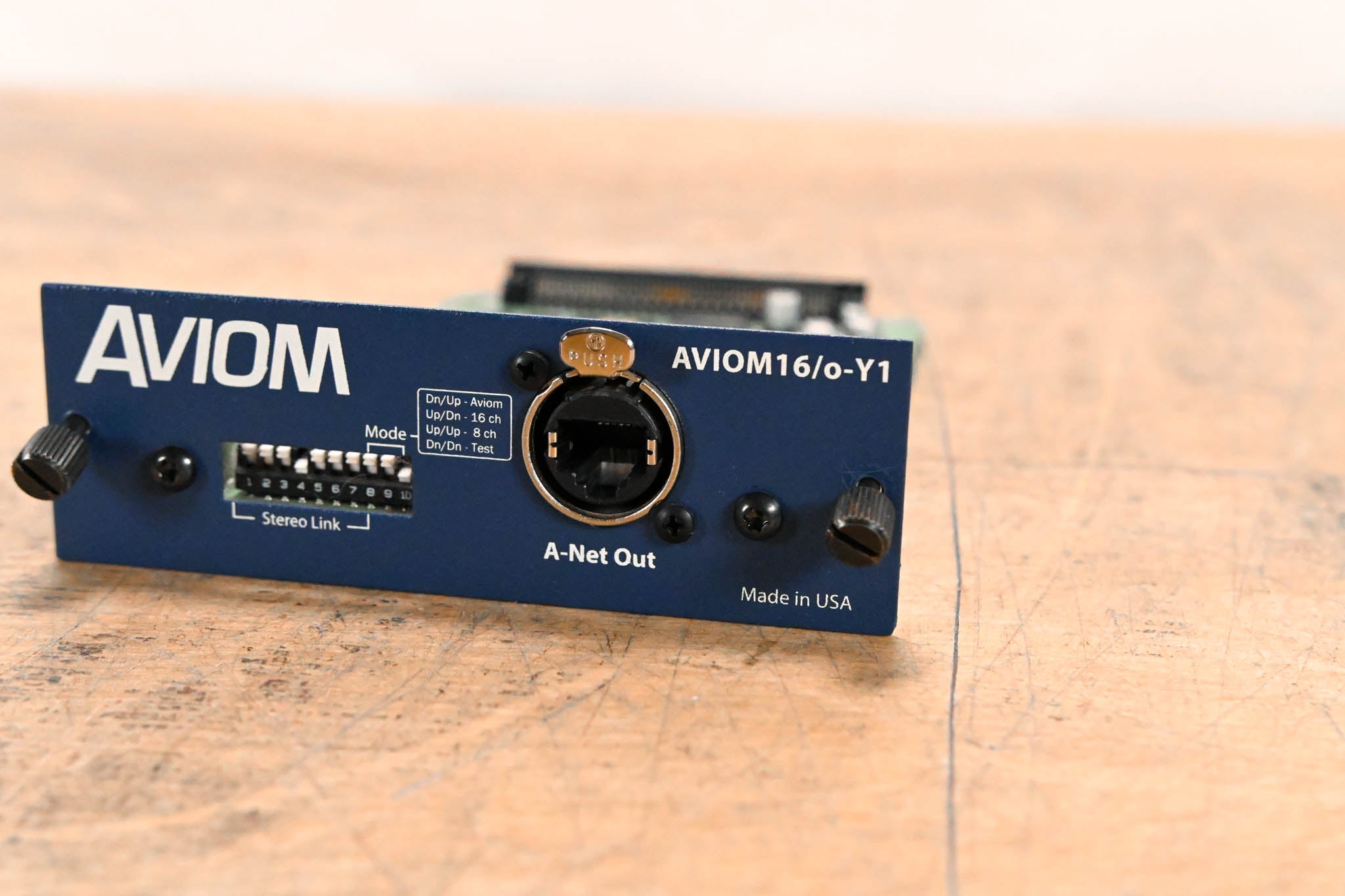 Aviom 16/o-Y1 A-Net Card for Yamaha Digital Products