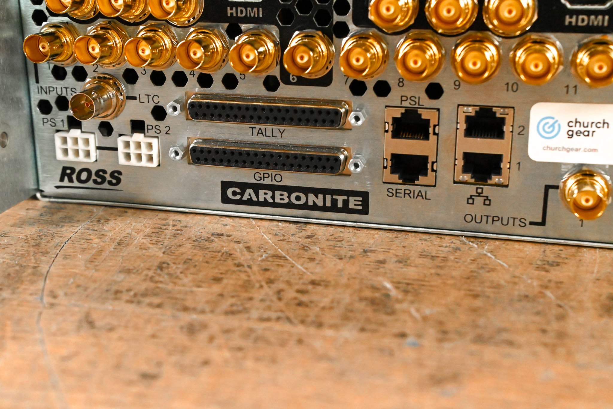 Ross Carbonite MultiMedia Frame 1 M/E Video Switcher w/Carbonite 2 Panel