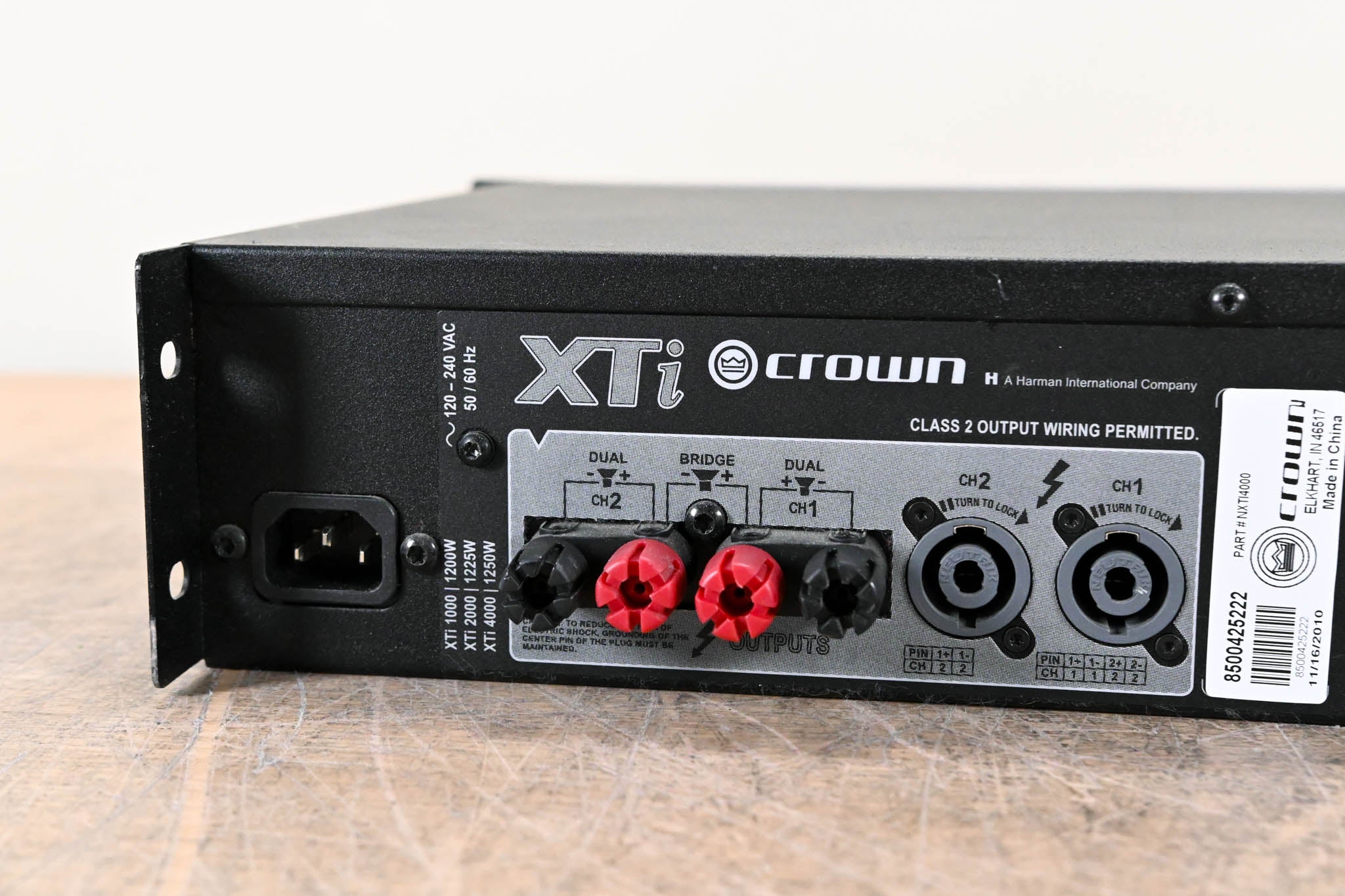 Crown XTi 4000 Stereo Power Amplifier with DSP