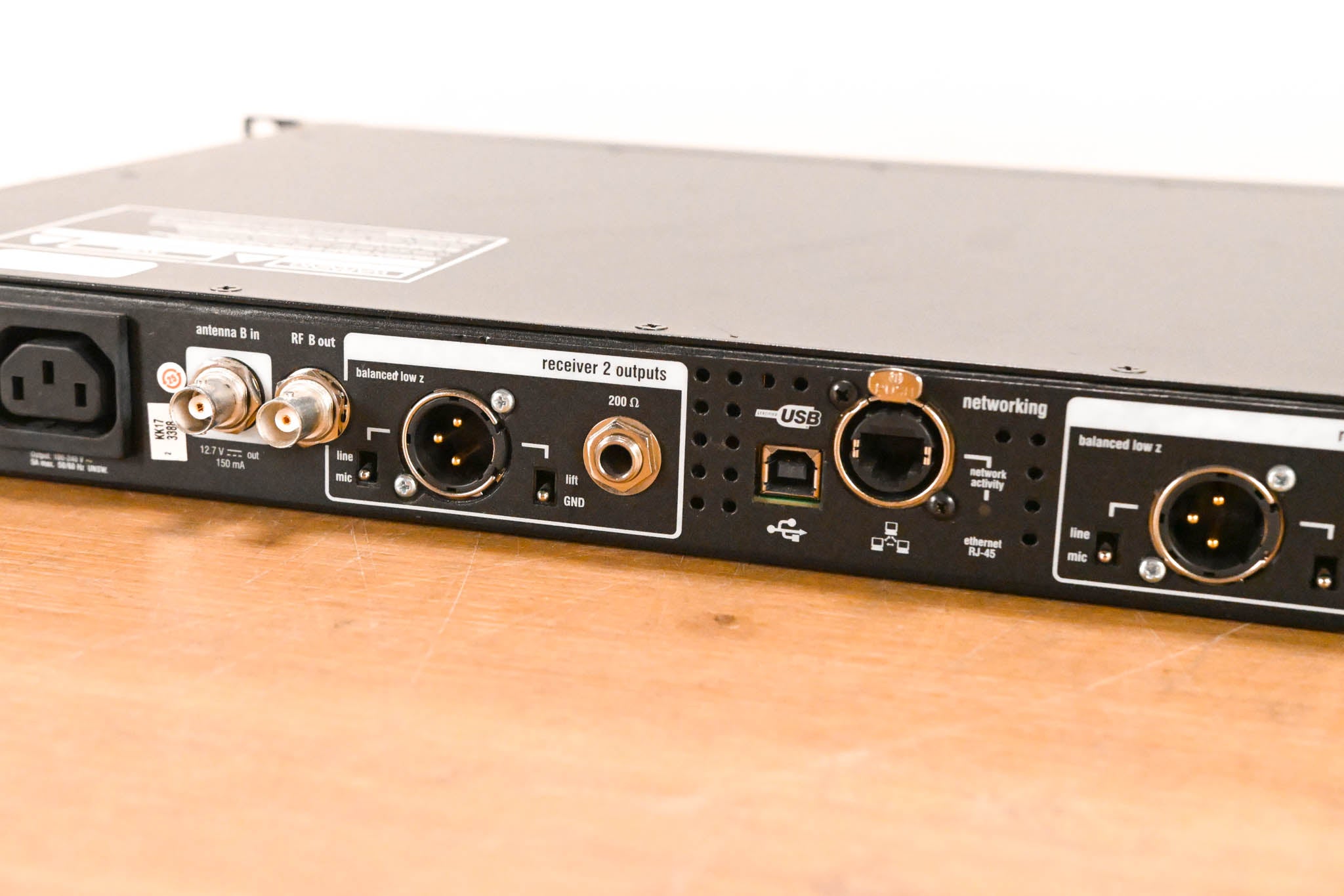 Shure UR4D+ Dual Wireless Receiver with two UR1 Bodypacks - G1 Band