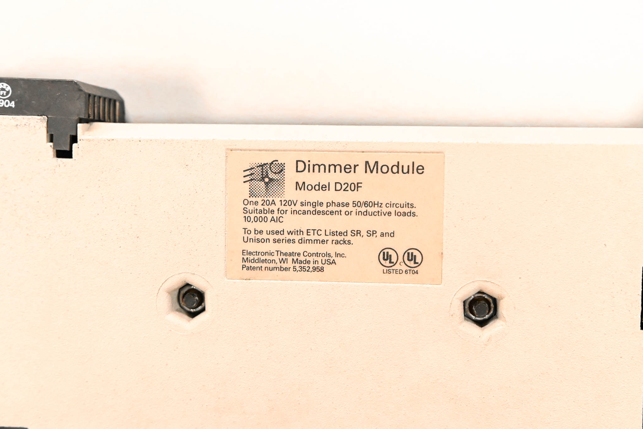 ETC D20F Single 20A Fluorescent Dimmer Module (Pack of 3)