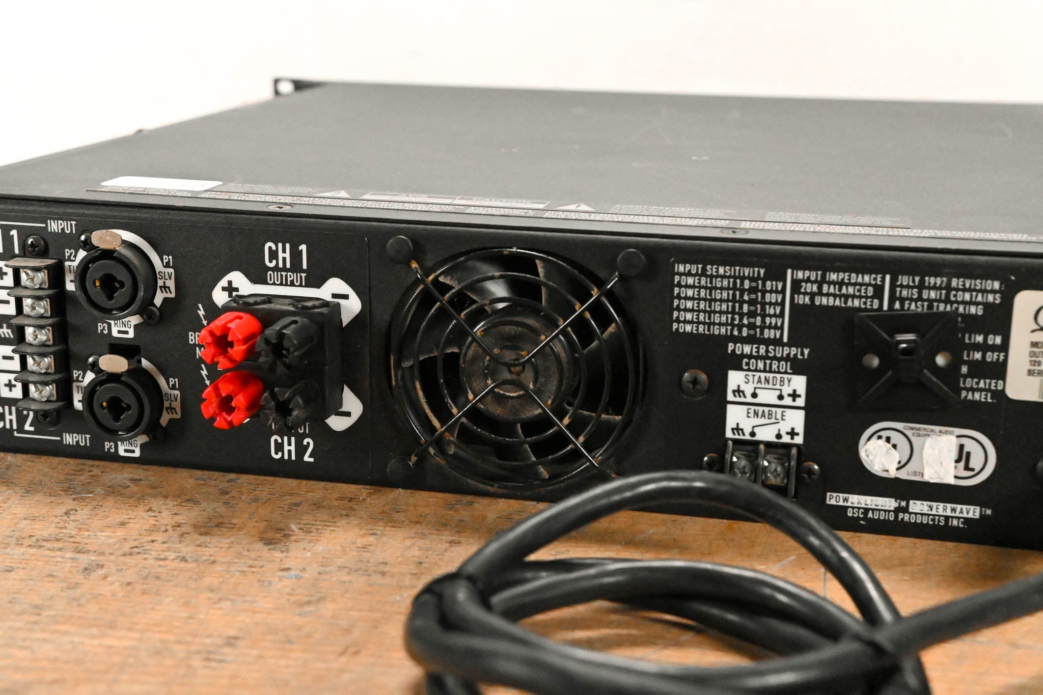 QSC PowerLight 1.8 2-Channel Power Amplifier