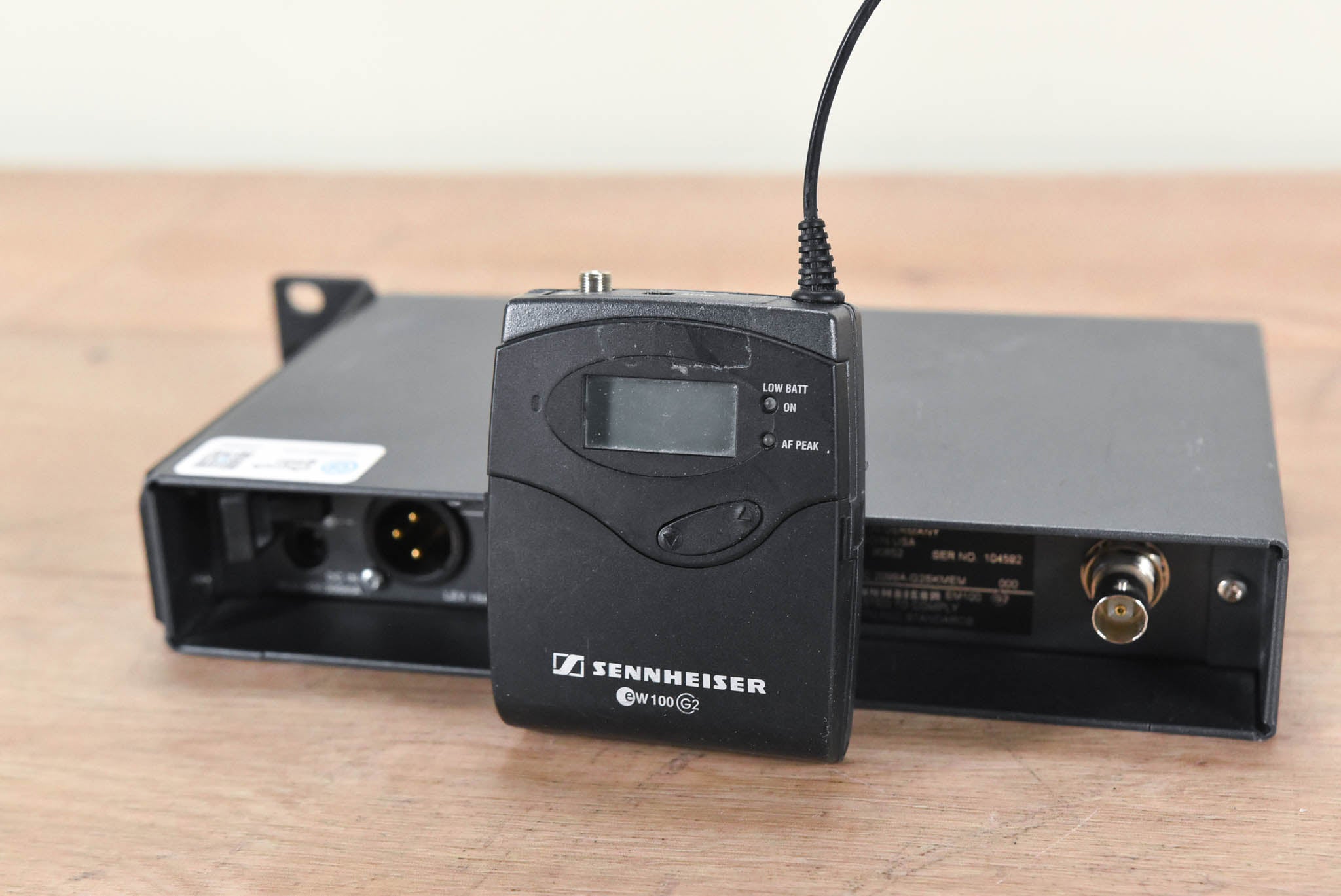 Sennheiser ew 100 G2 Beltpack Wireless System 626-662MHz NO POWER SUPPLY