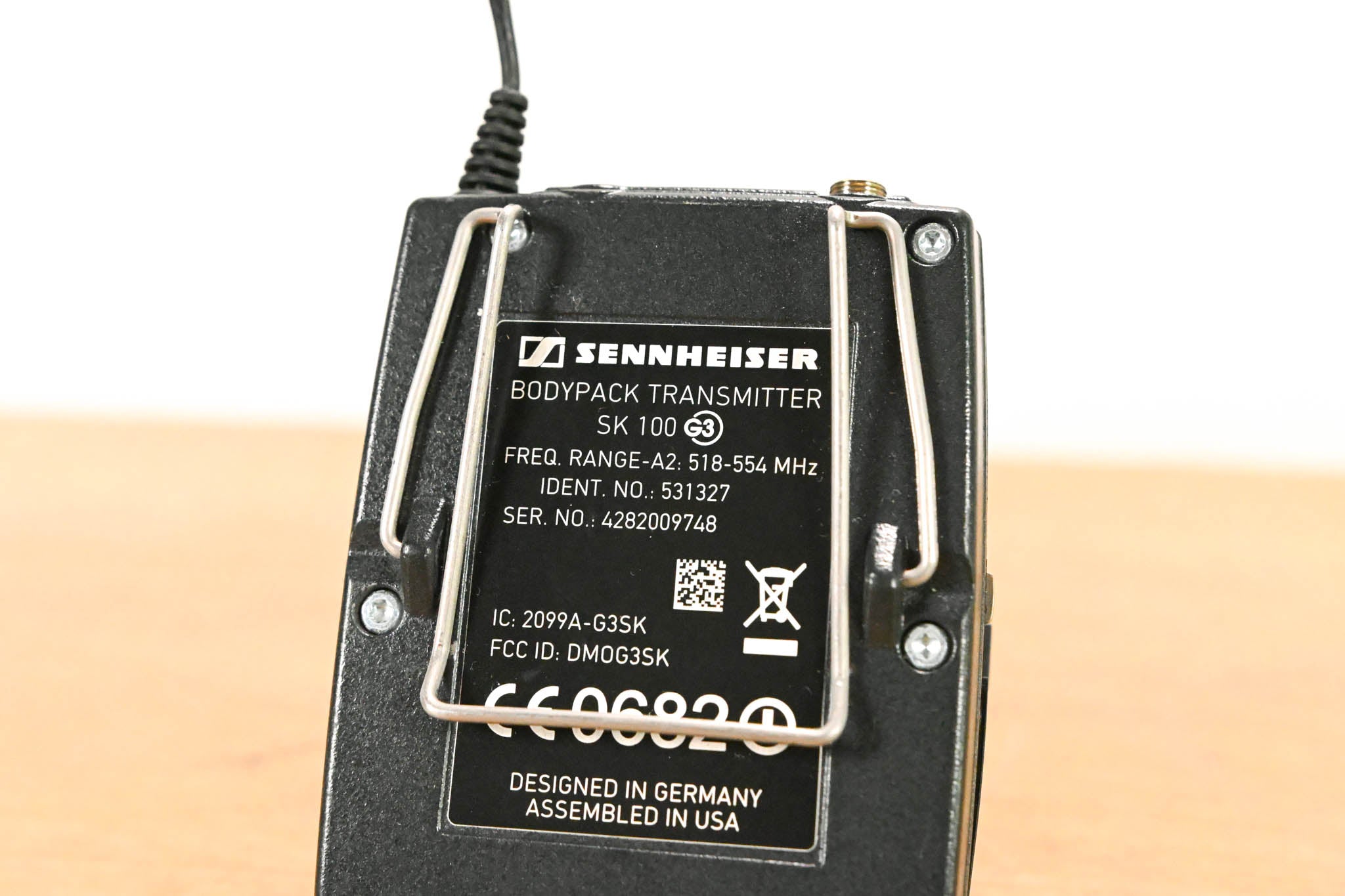 Sennheiser ew 100 G3 Bodypack Wireless System - 518-554 MHz (NO PSU)