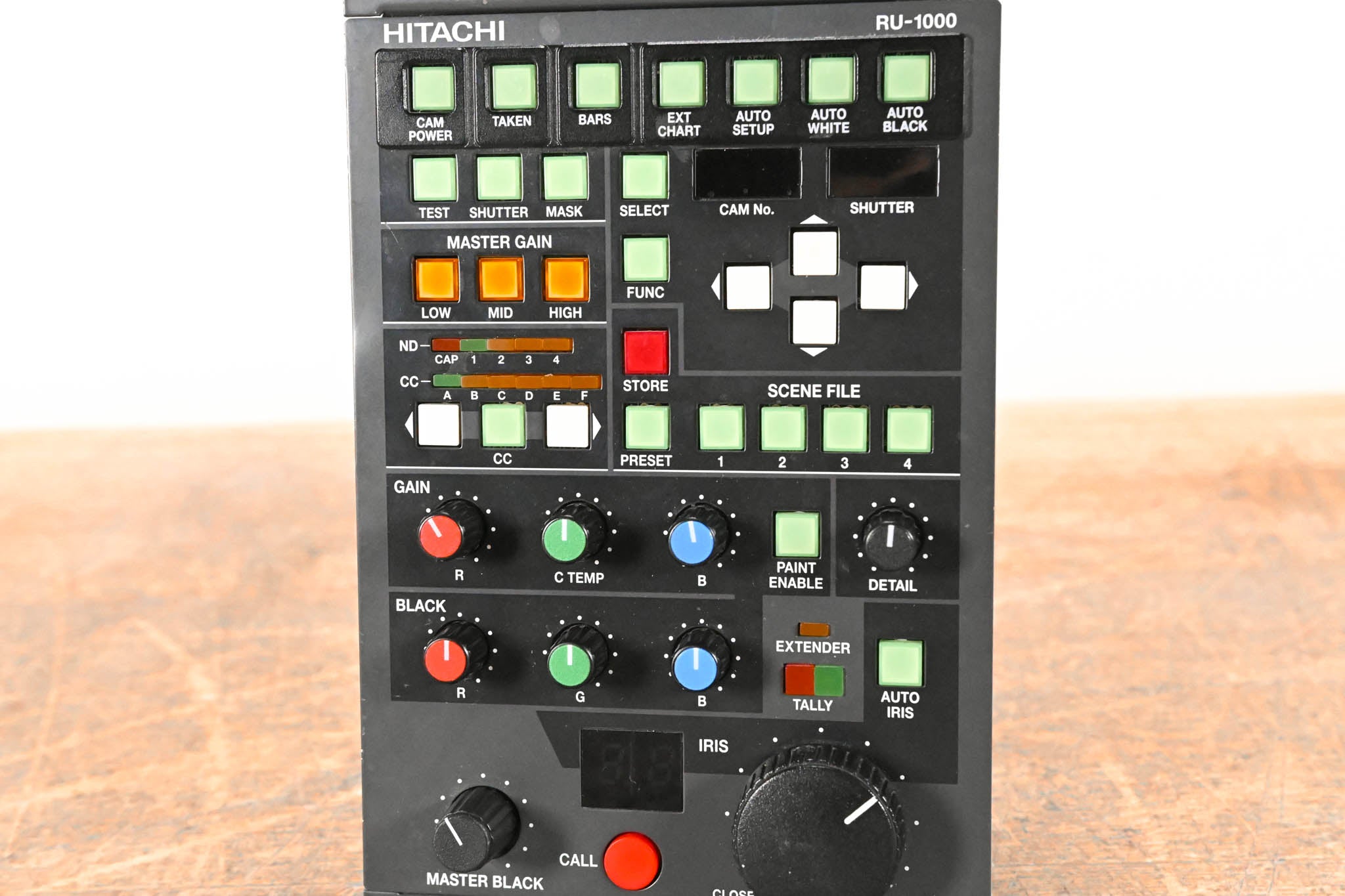 Hitachi RU-1000VR Remote Control Panel