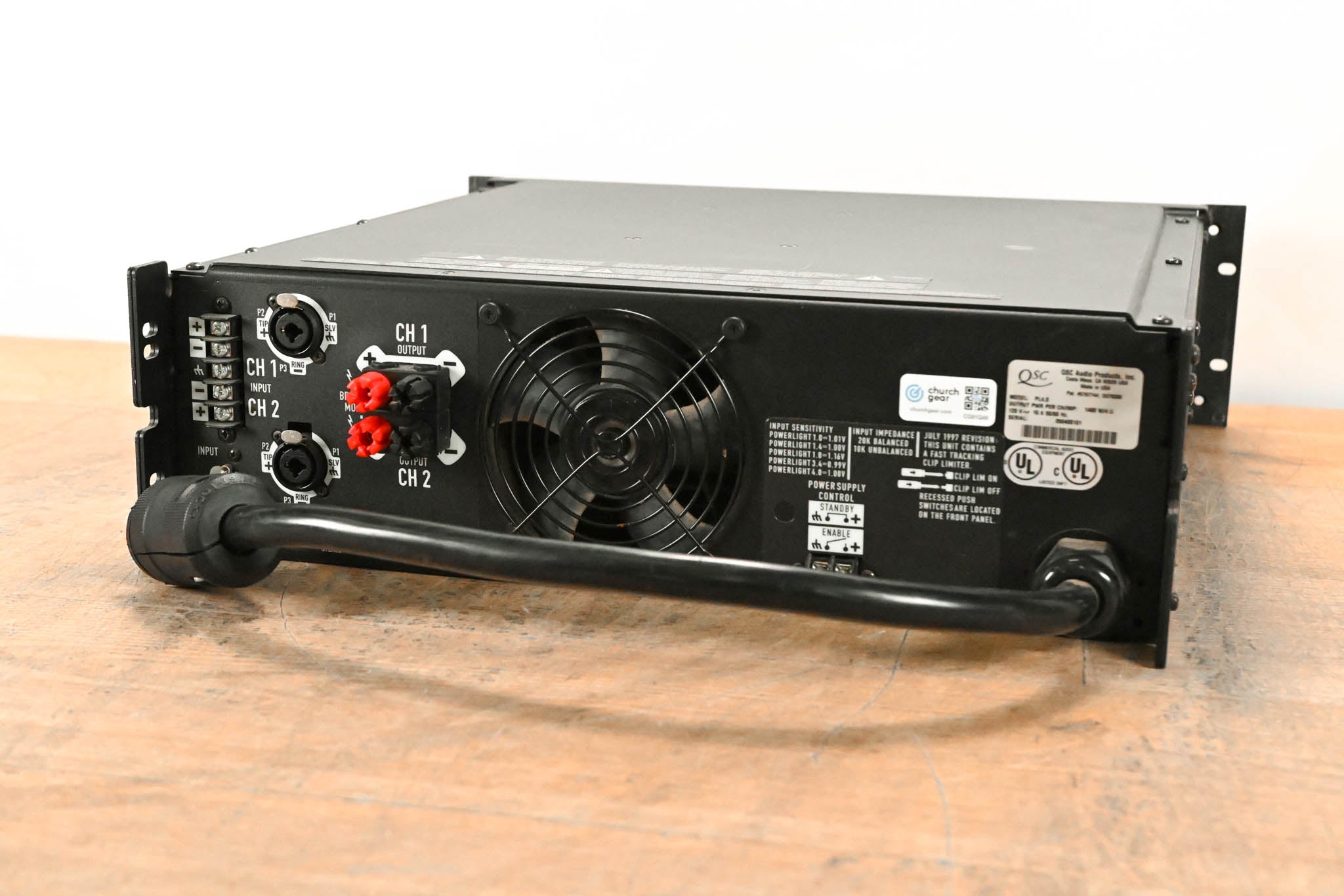 QSC PowerLight 4.0 2-Channel Power Amplifier