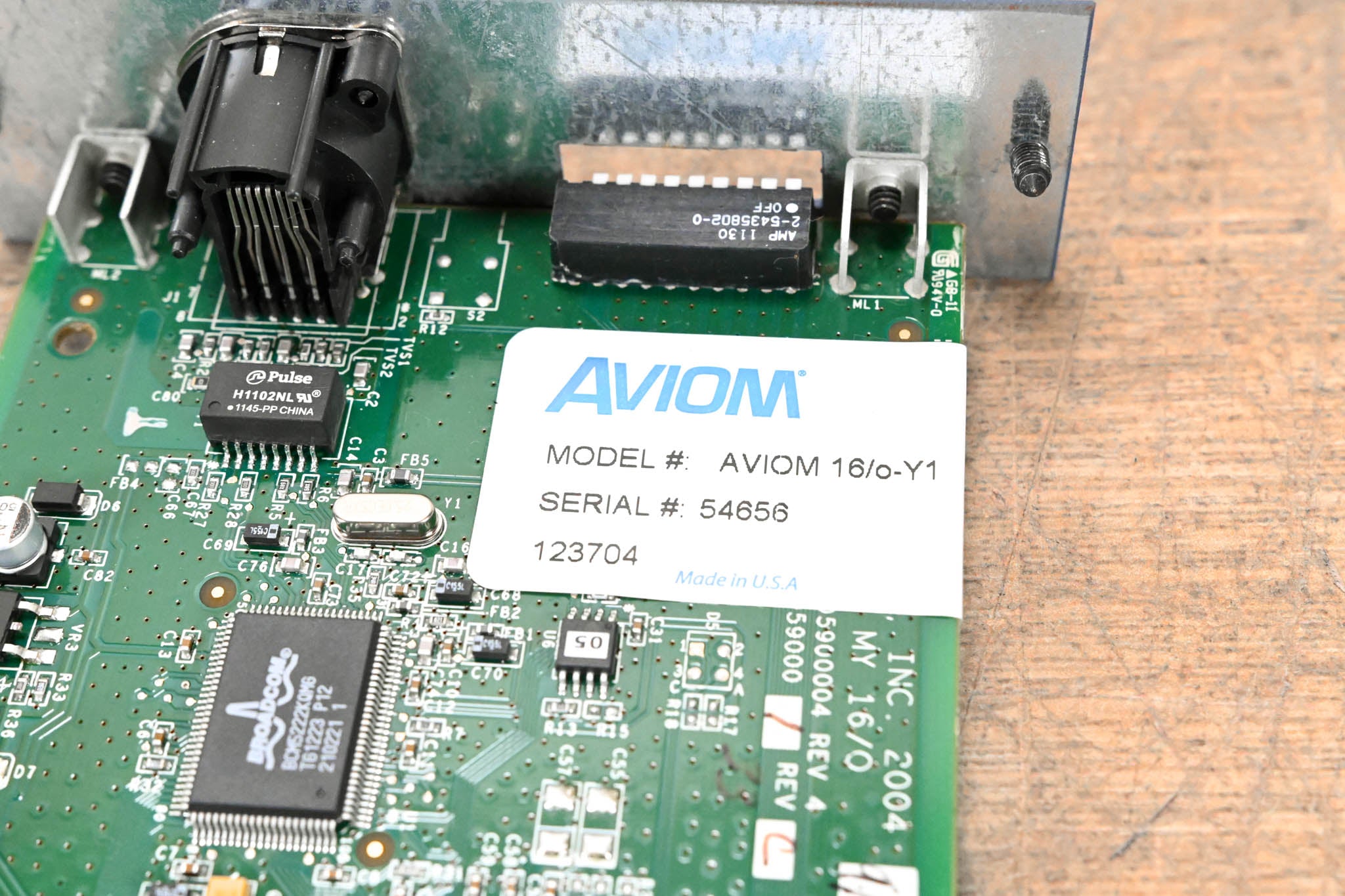 Aviom 16/o-Y1 A-Net Card for Yamaha Digital Products