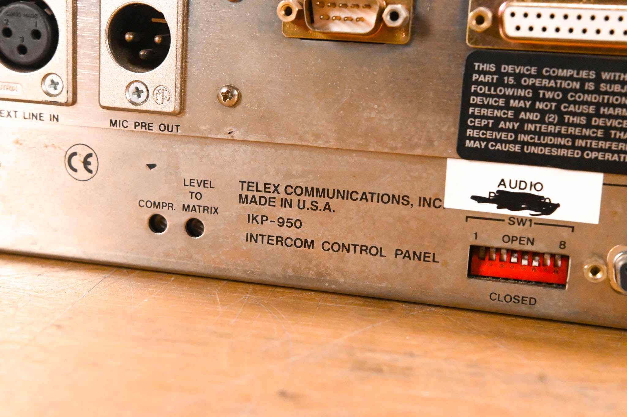 RTS IKP-950 Matrix Intercom System