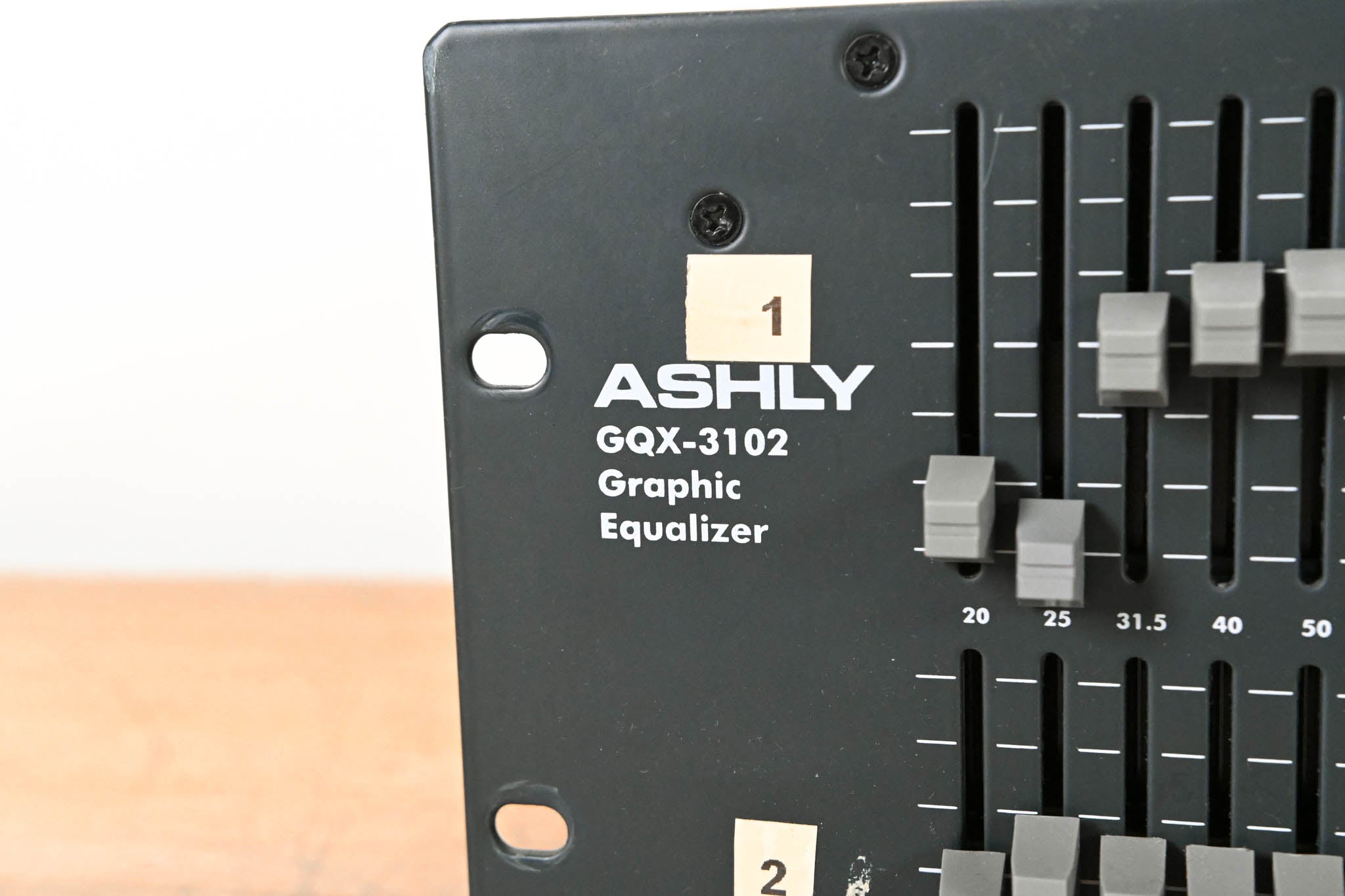 Ashly GQX-3102 2-Channel 31-Band Graphic Equalizer